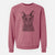 Bare Stanley the Russian Blue Cat - Unisex Pigment Dyed Crew Sweatshirt