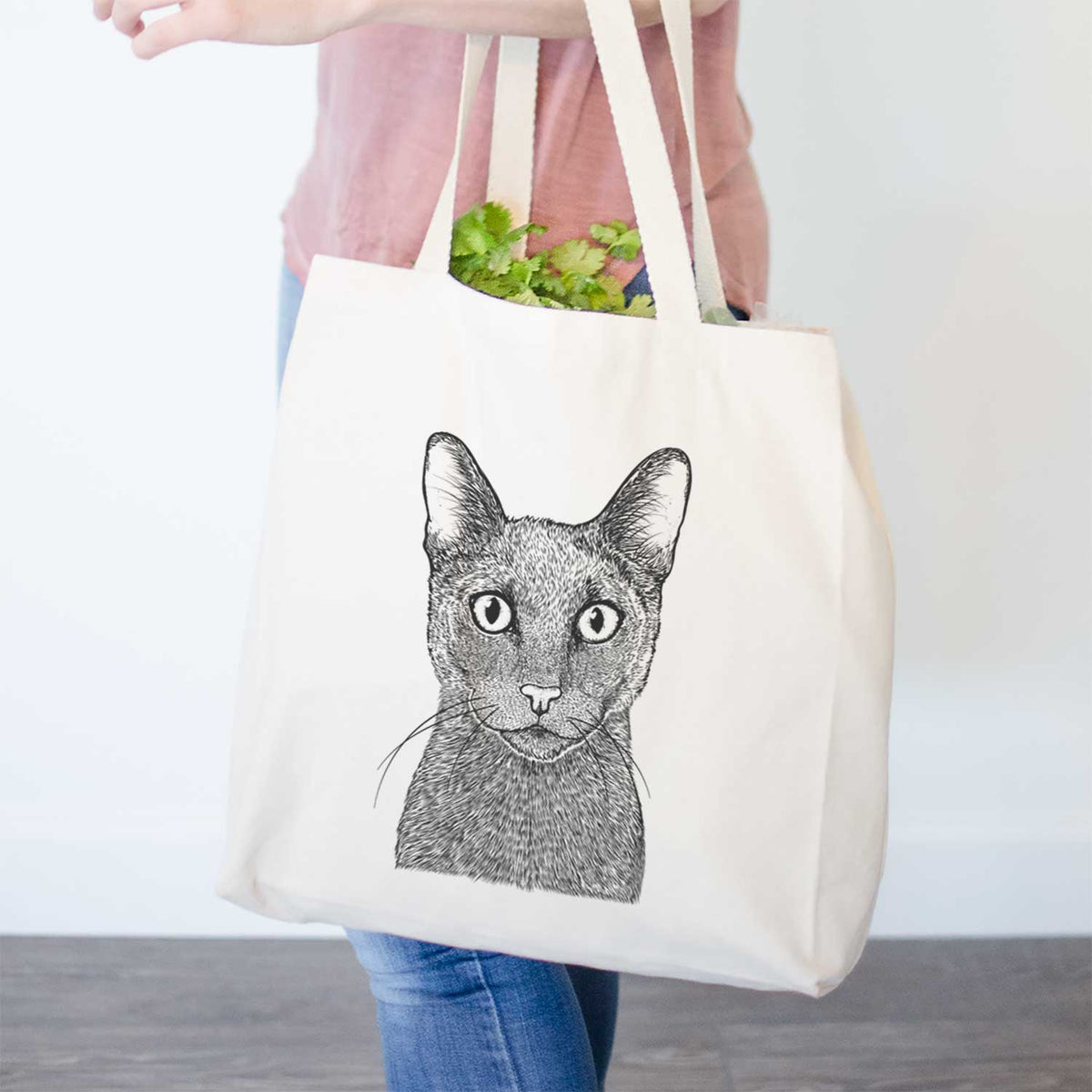 Stanley the Russian Blue Cat - Tote Bag