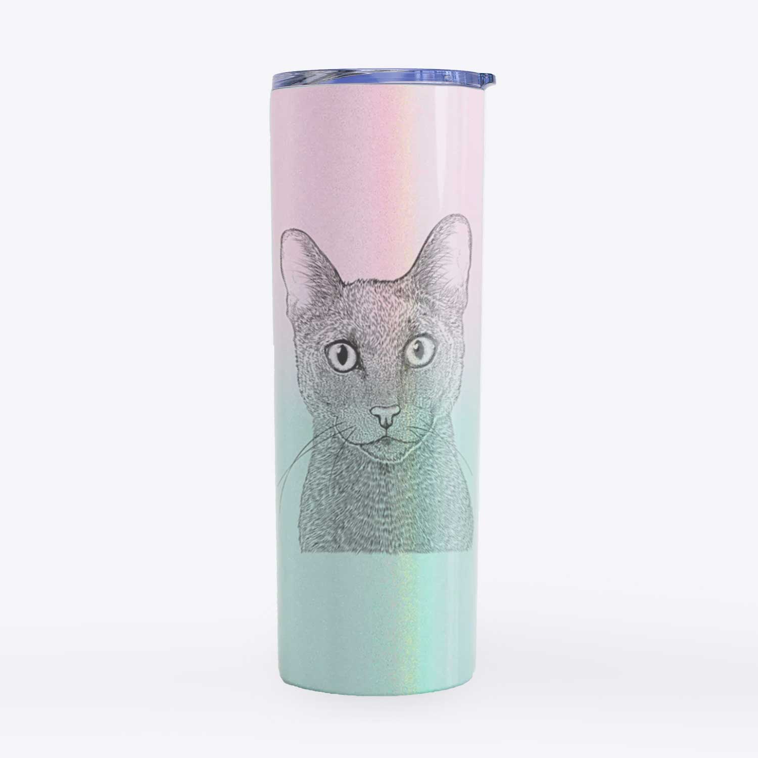 Stanley the Russian Blue Cat - 20oz Skinny Tumbler