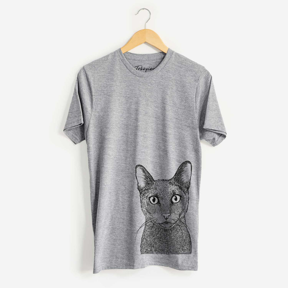 Stanley the Russian Blue Cat - Unisex Crewneck