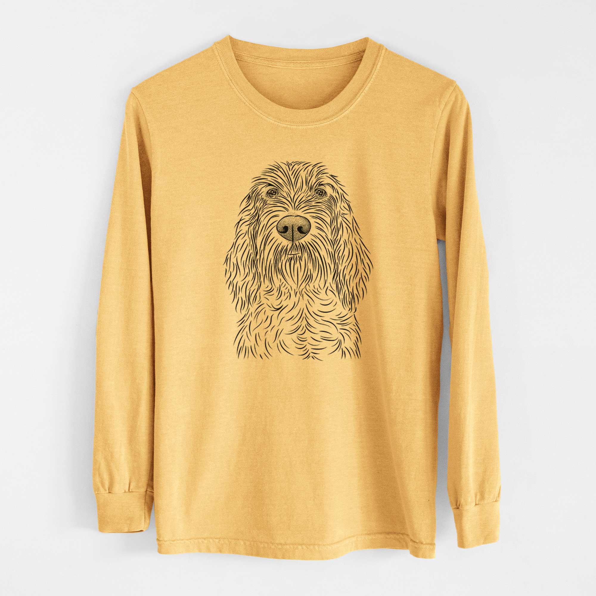 Bare Stefano the Spinone Italiano - Heavyweight 100% Cotton Long Sleeve