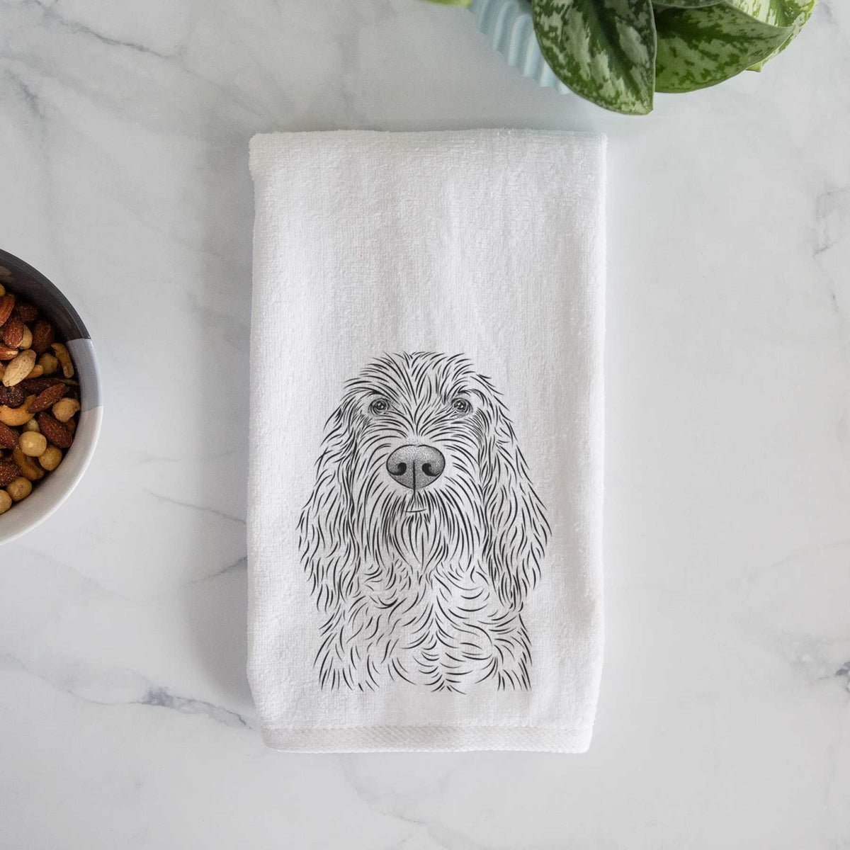 Stefano the Spinone Italiano Decorative Hand Towel