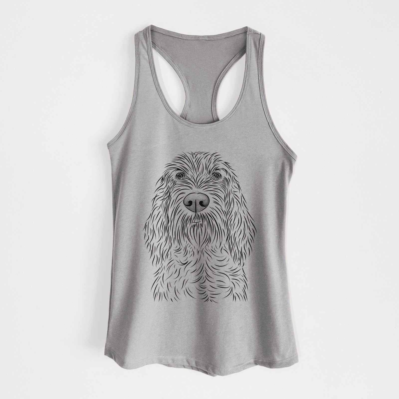 Stefano the Spinone Italiano - Women's Racerback Tanktop