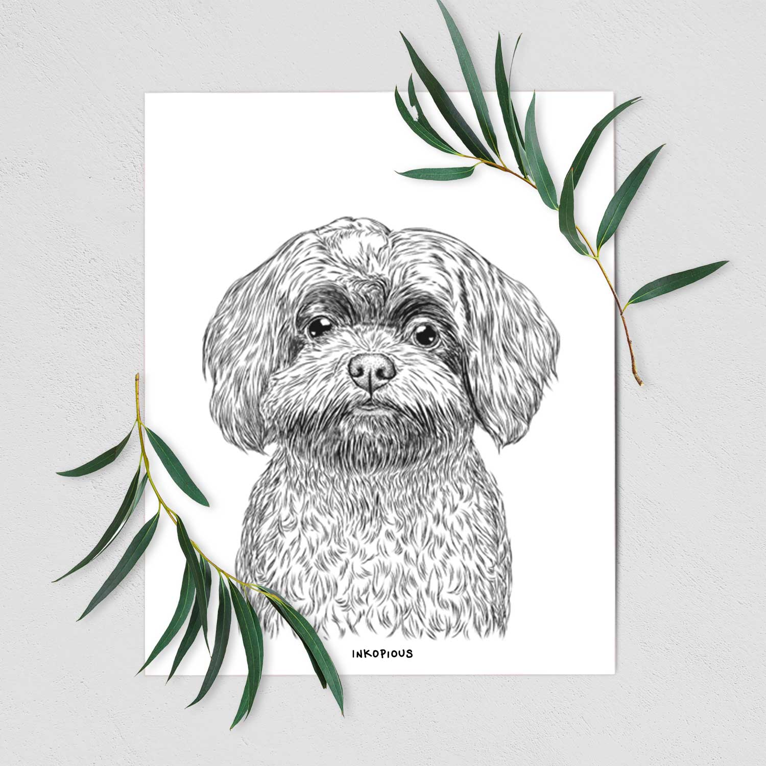 Stella the Shih Tzu Mix Art Print