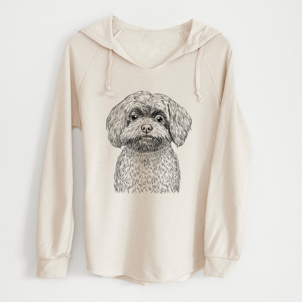 Bare Stella the Shih Tzu Mix - Cali Wave Hooded Sweatshirt