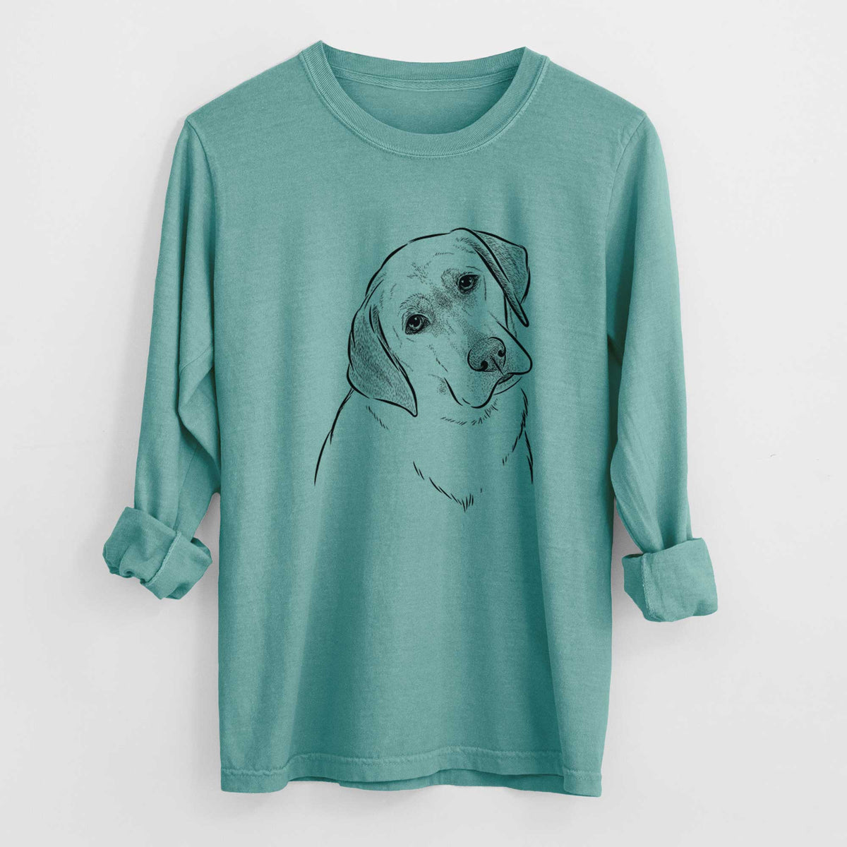 Bare Stella the Yellow Lab - Heavyweight 100% Cotton Long Sleeve
