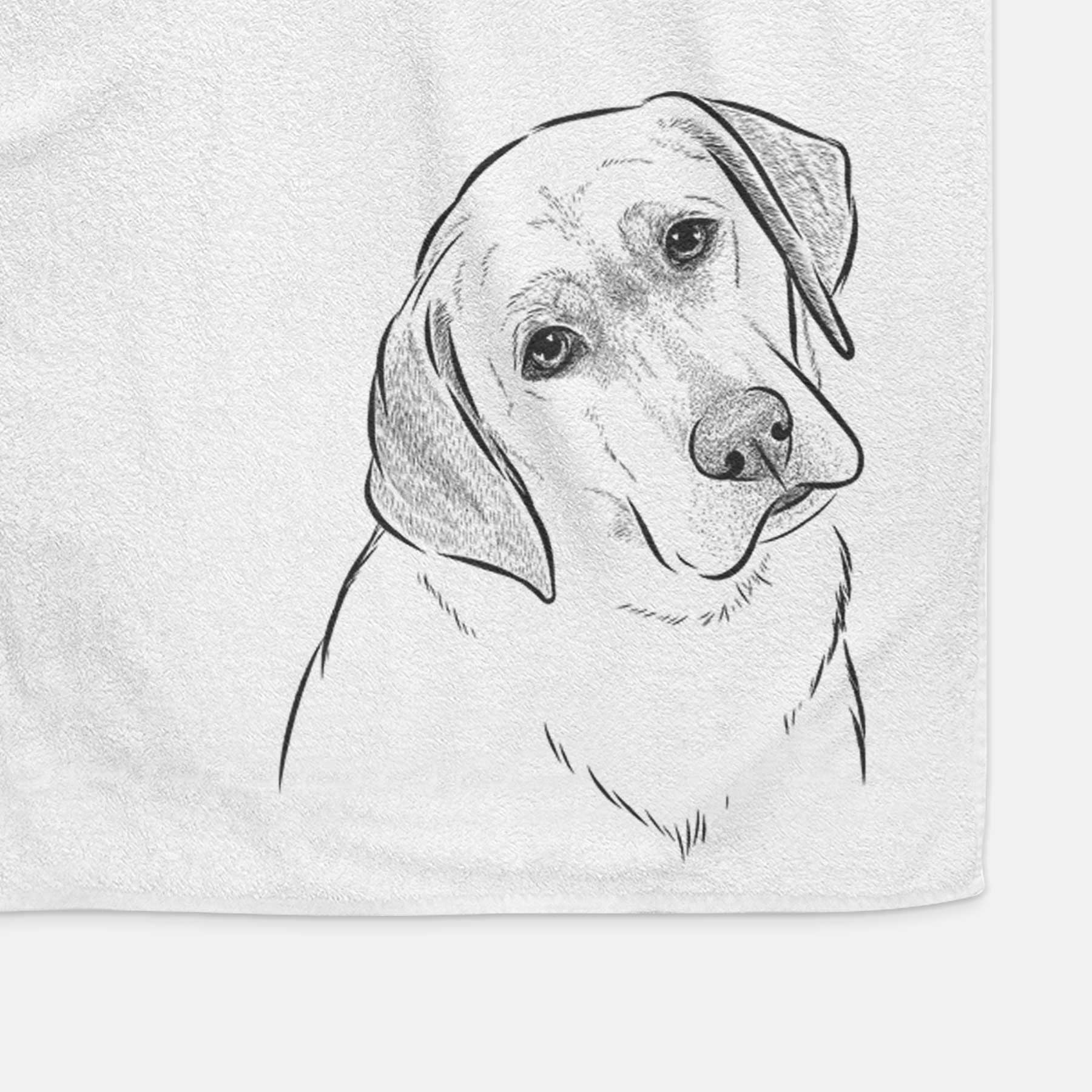 Stella the Yellow Lab Decorative Hand Towel