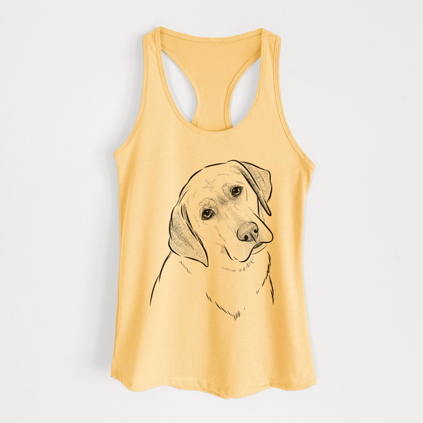 Stella the Yellow Lab - Women's Racerback Tanktop