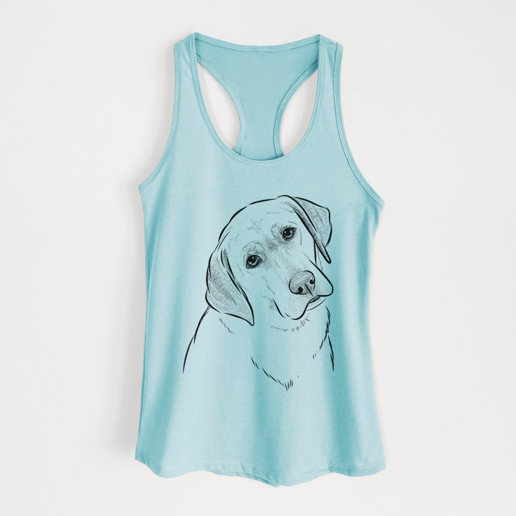 Stella the Yellow Lab - Women's Racerback Tanktop