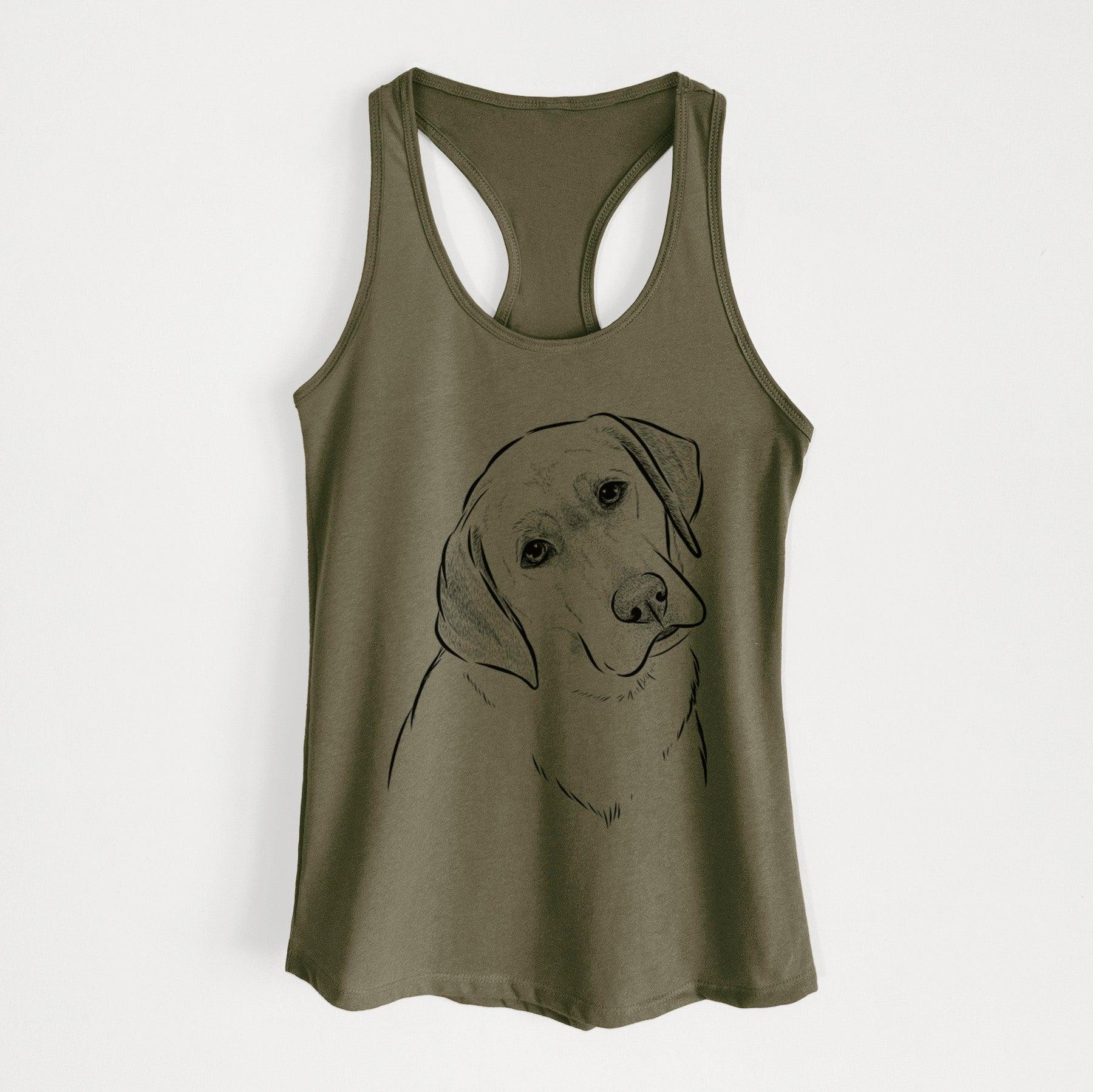 Stella the Yellow Lab - Women's Racerback Tanktop