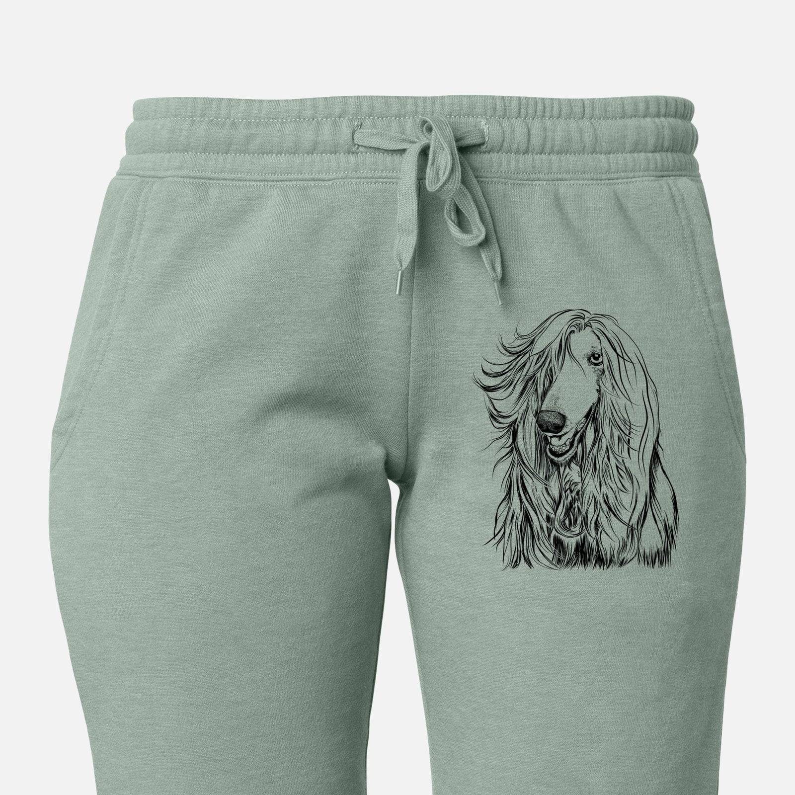 Sterling the Afghan Hound - Women's Cali Wave Joggers