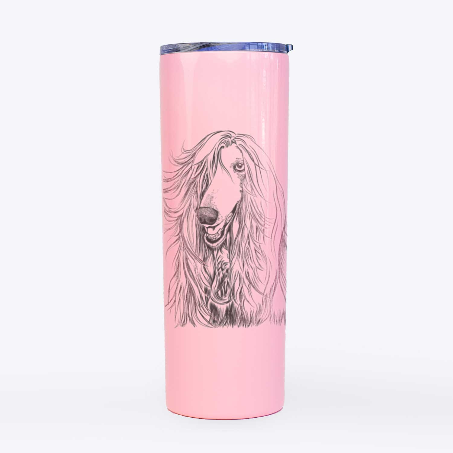 Sterling the Afghan Hound - 20oz Skinny Tumbler