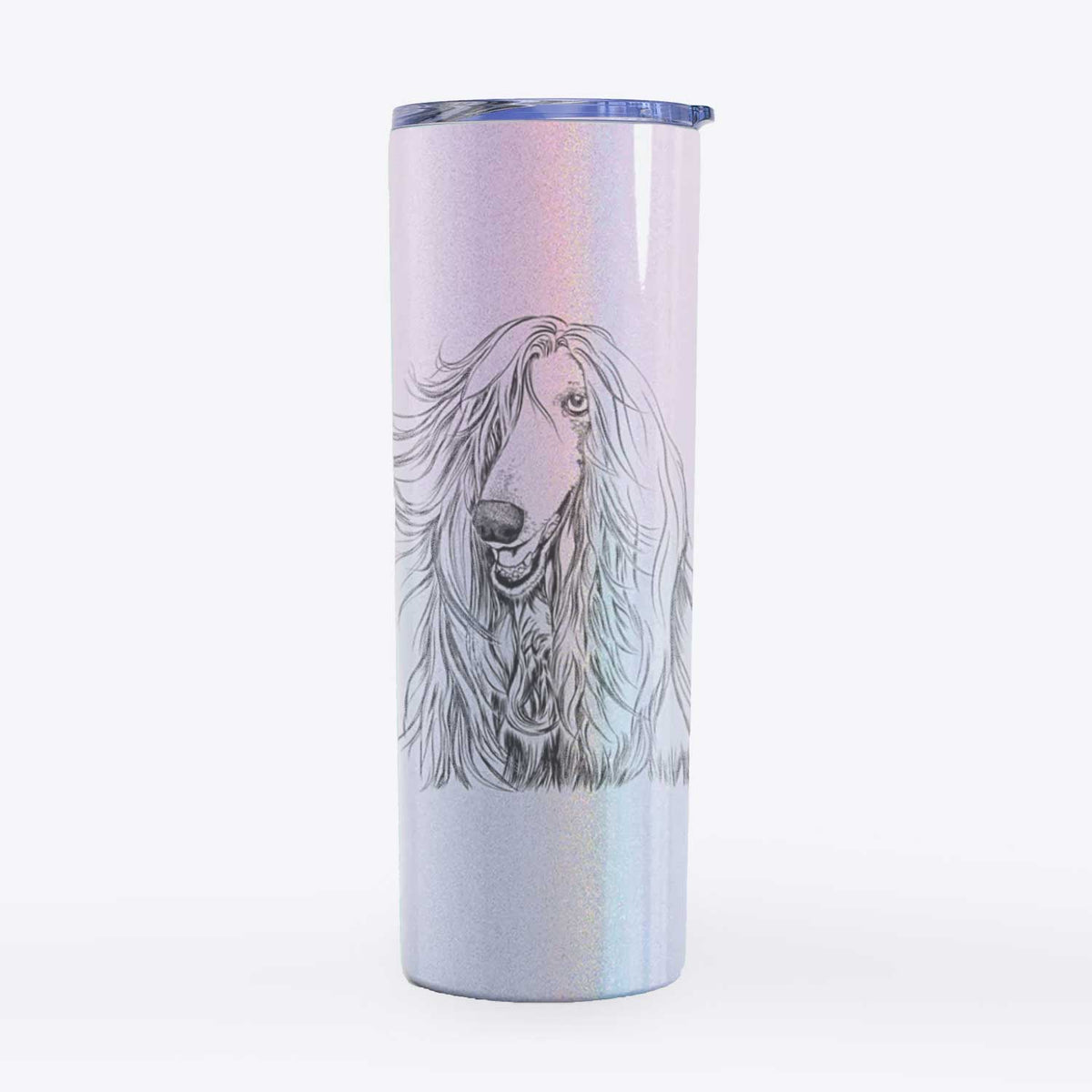 Sterling the Afghan Hound - 20oz Skinny Tumbler