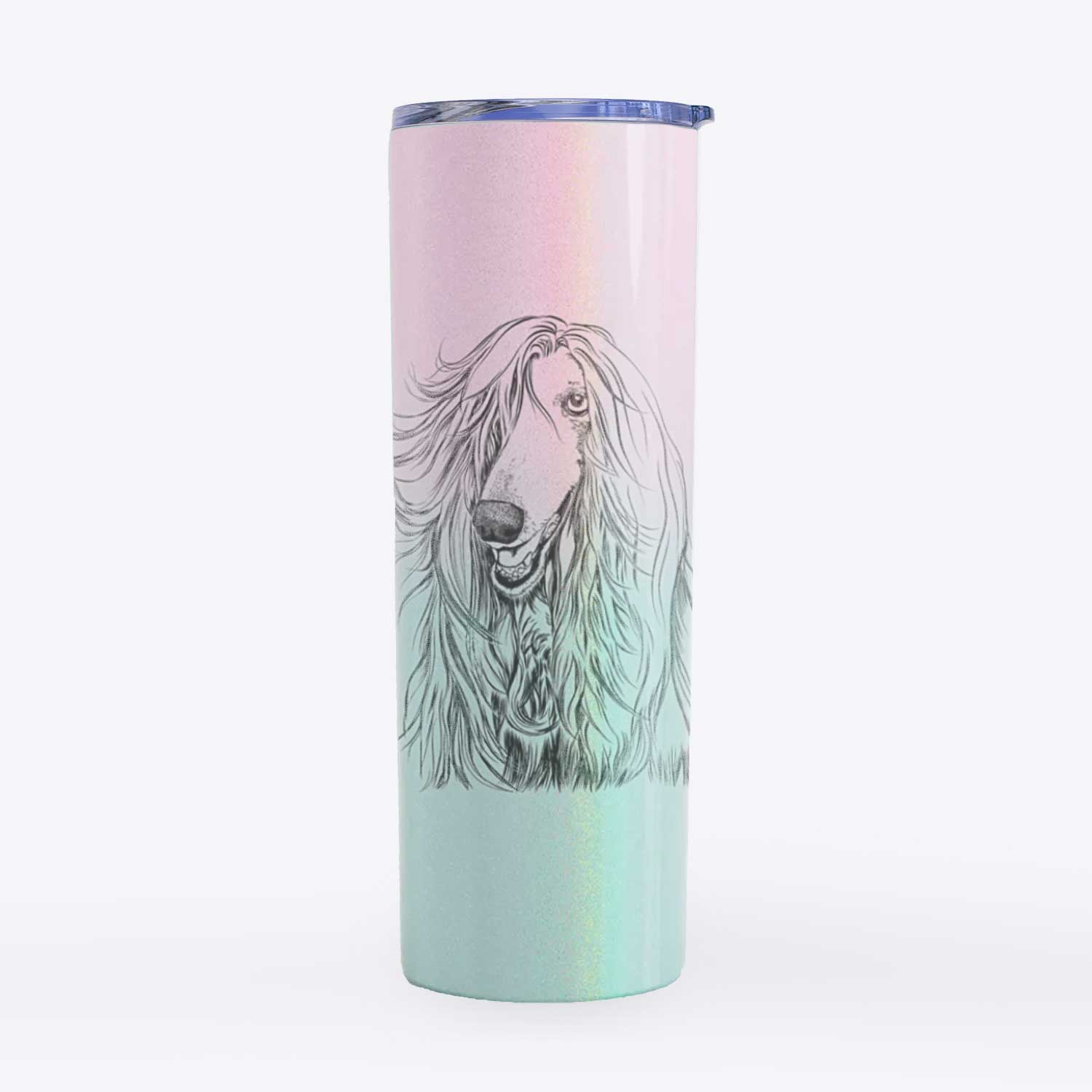 Sterling the Afghan Hound - 20oz Skinny Tumbler