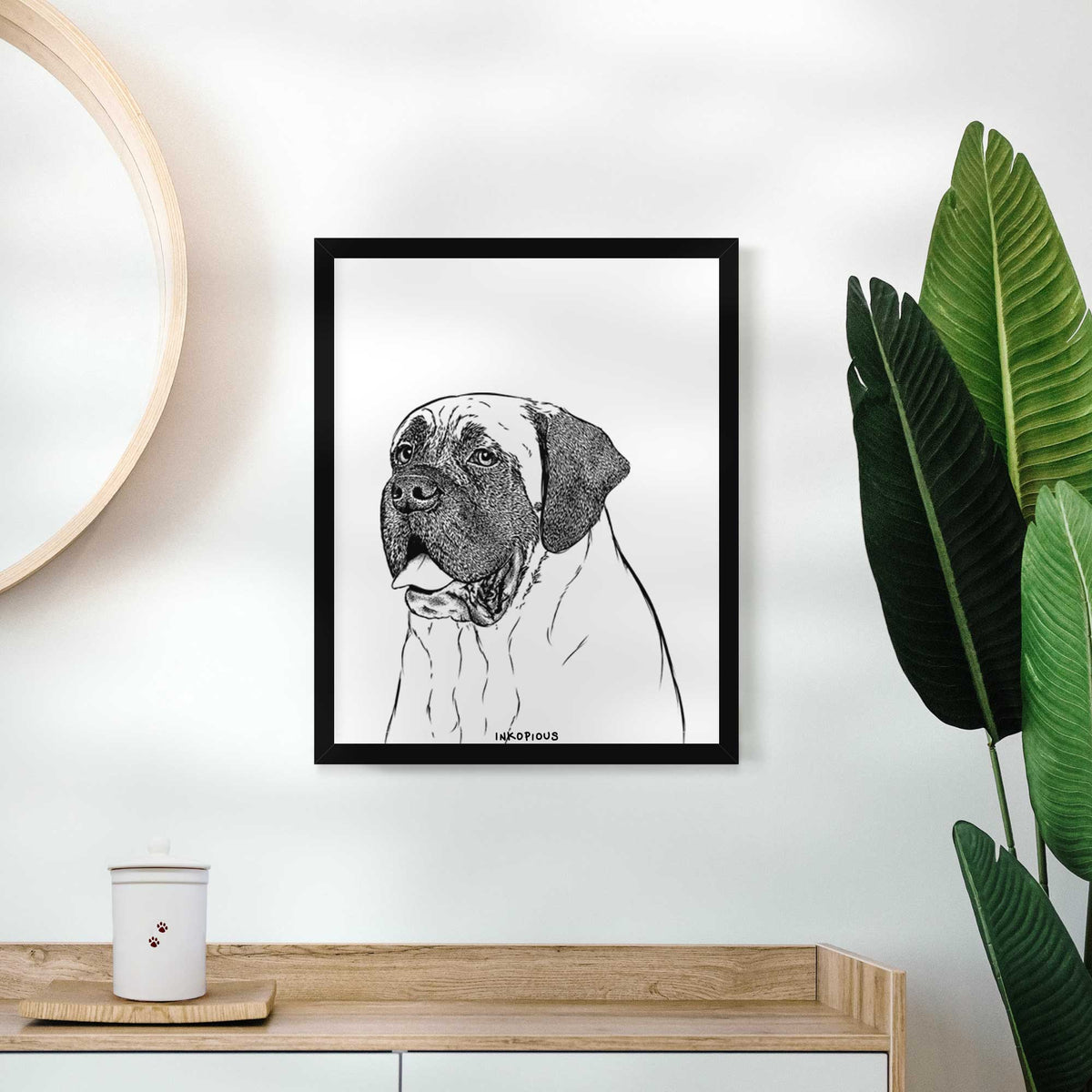Sterling the English Mastiff Art Print