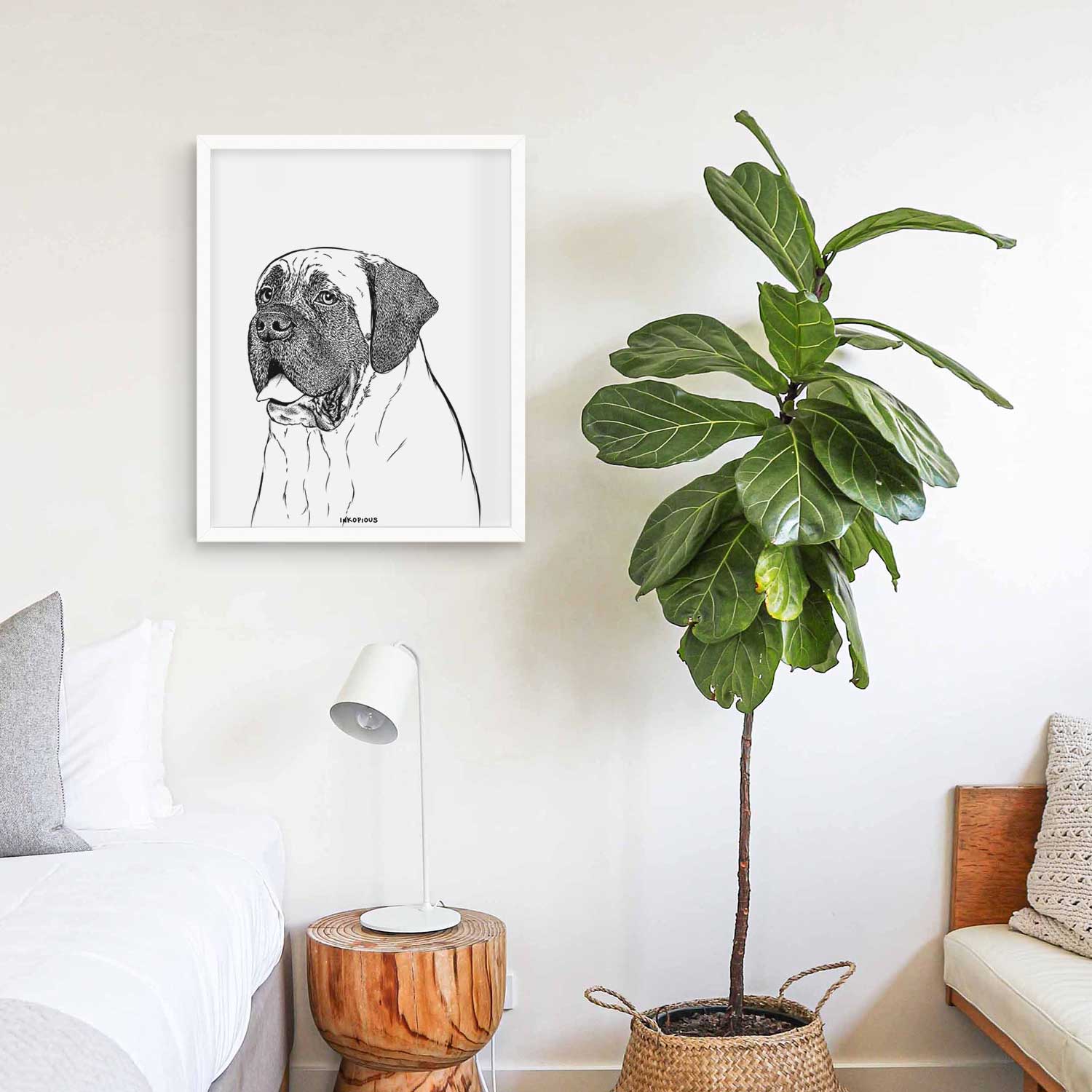 Sterling the English Mastiff Art Print
