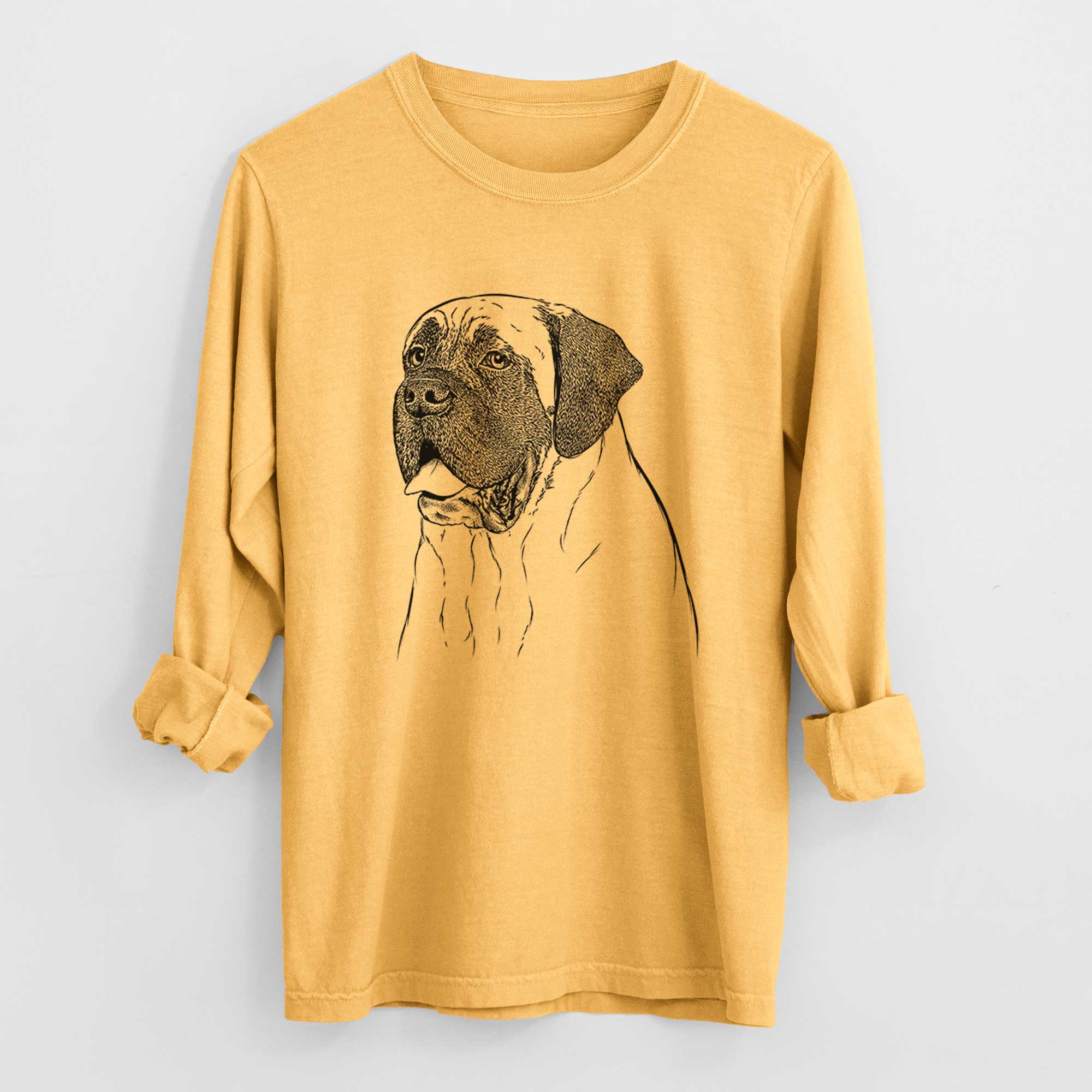 Bare Sterling the English Mastiff - Heavyweight 100% Cotton Long Sleeve