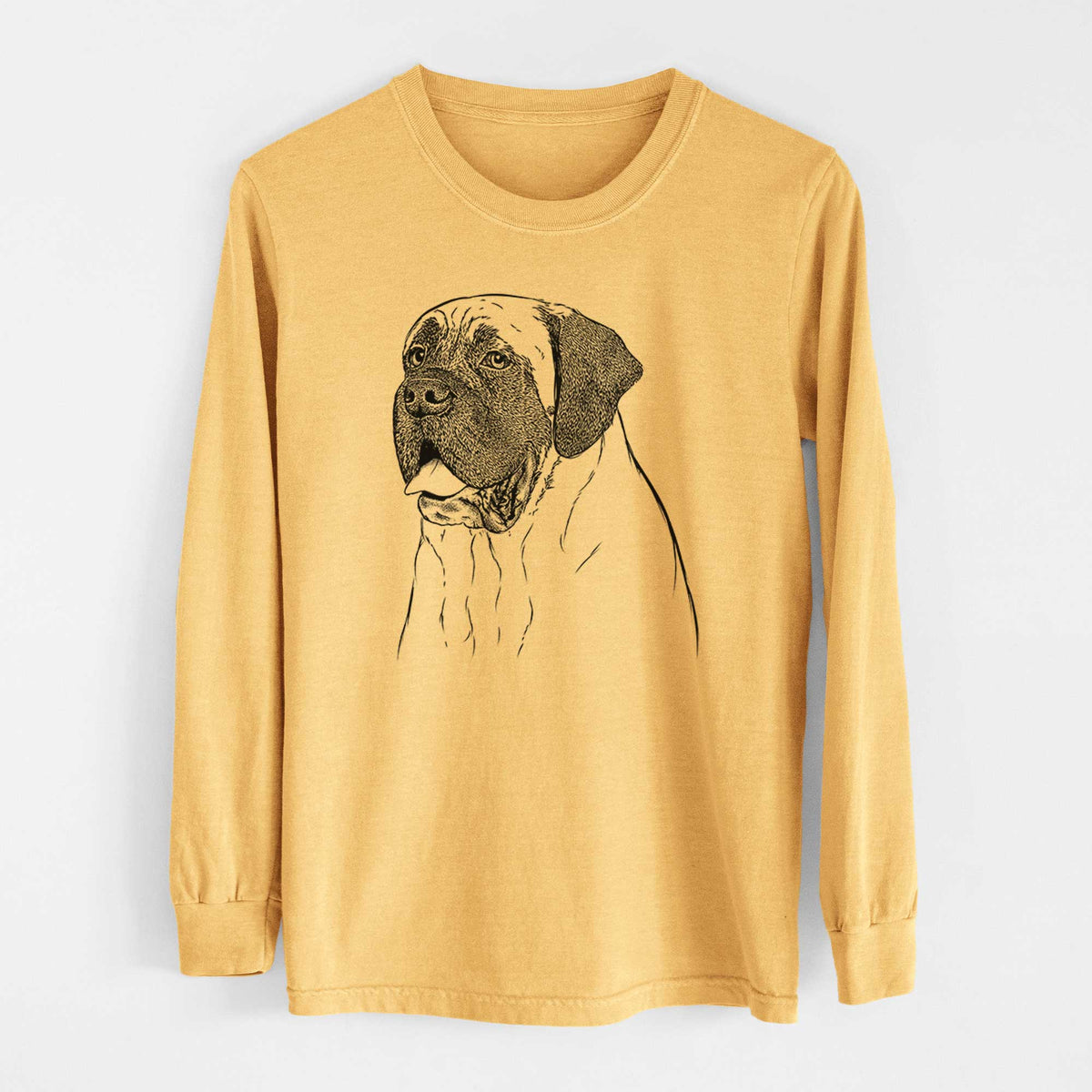 Bare Sterling the English Mastiff - Heavyweight 100% Cotton Long Sleeve