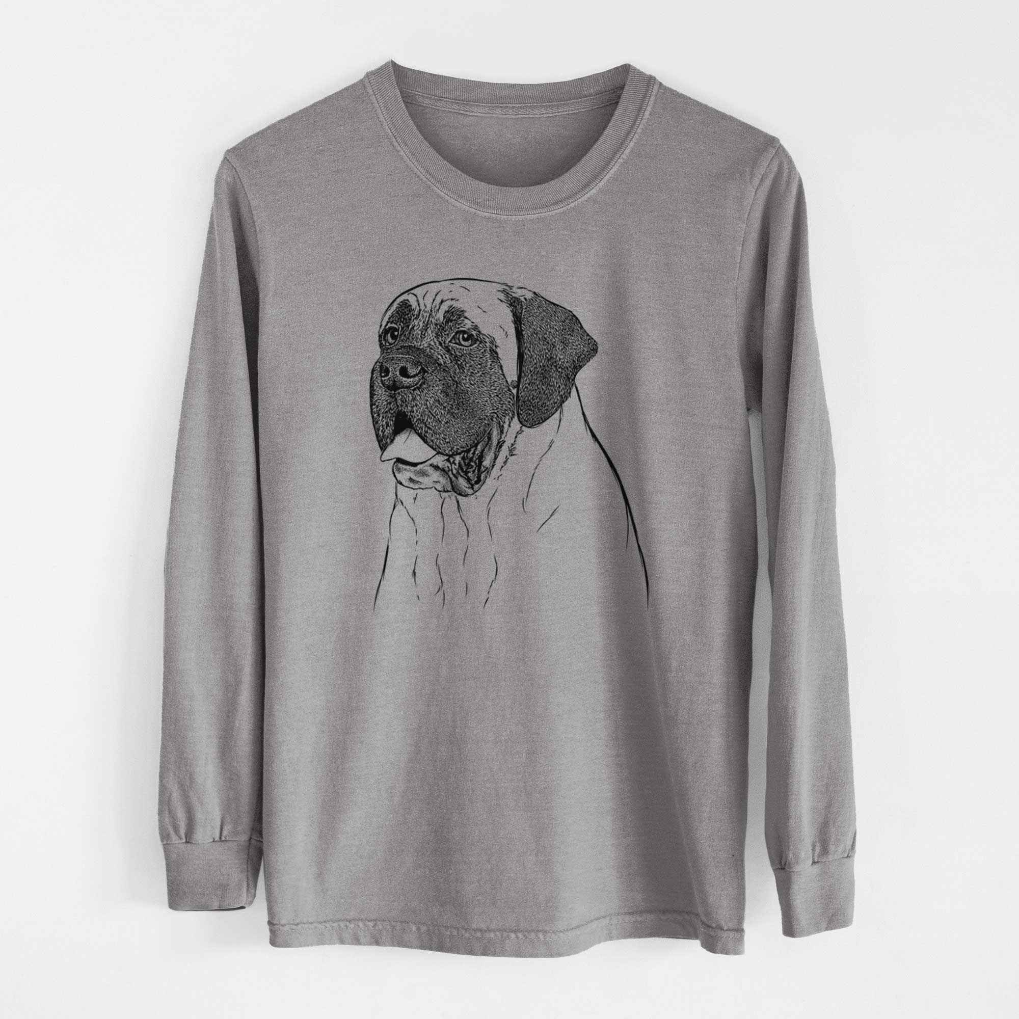 Bare Sterling the English Mastiff - Heavyweight 100% Cotton Long Sleeve