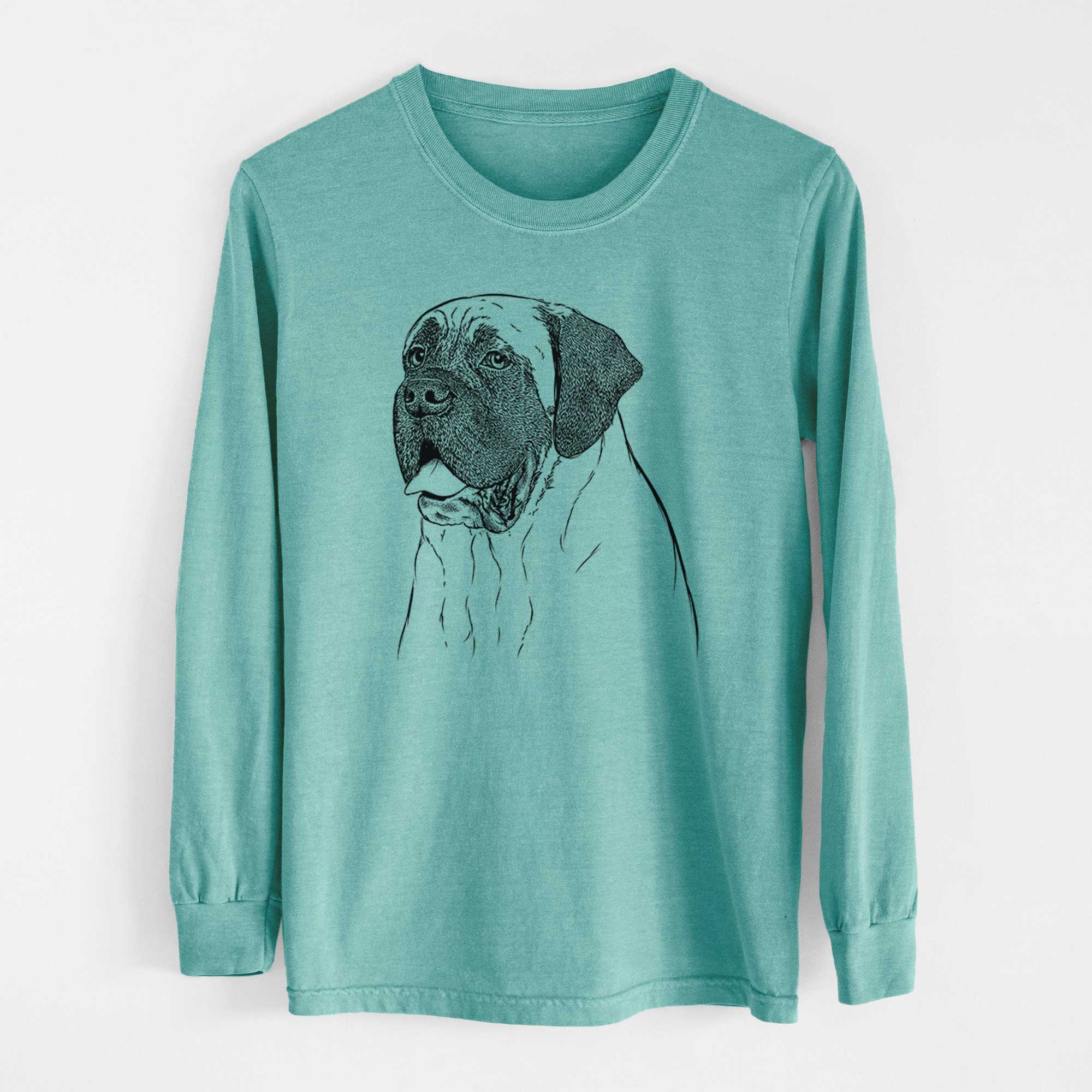 Bare Sterling the English Mastiff - Heavyweight 100% Cotton Long Sleeve