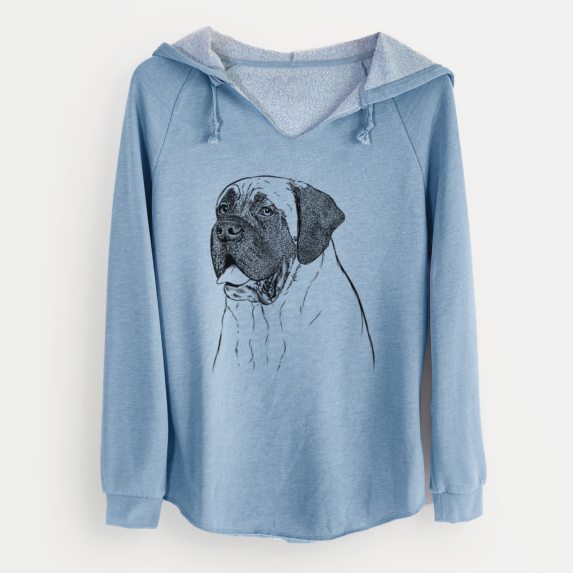 Bare Sterling the English Mastiff - Cali Wave Hooded Sweatshirt