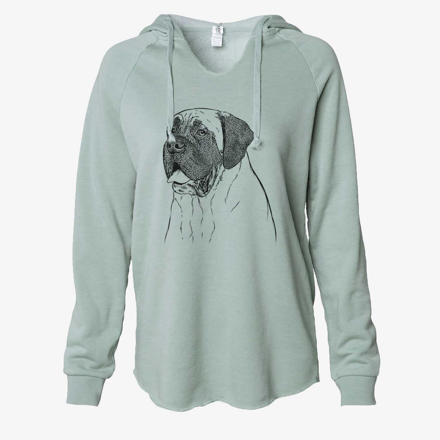 Sterling the English Mastiff - Cali Wave Hooded Sweatshirt