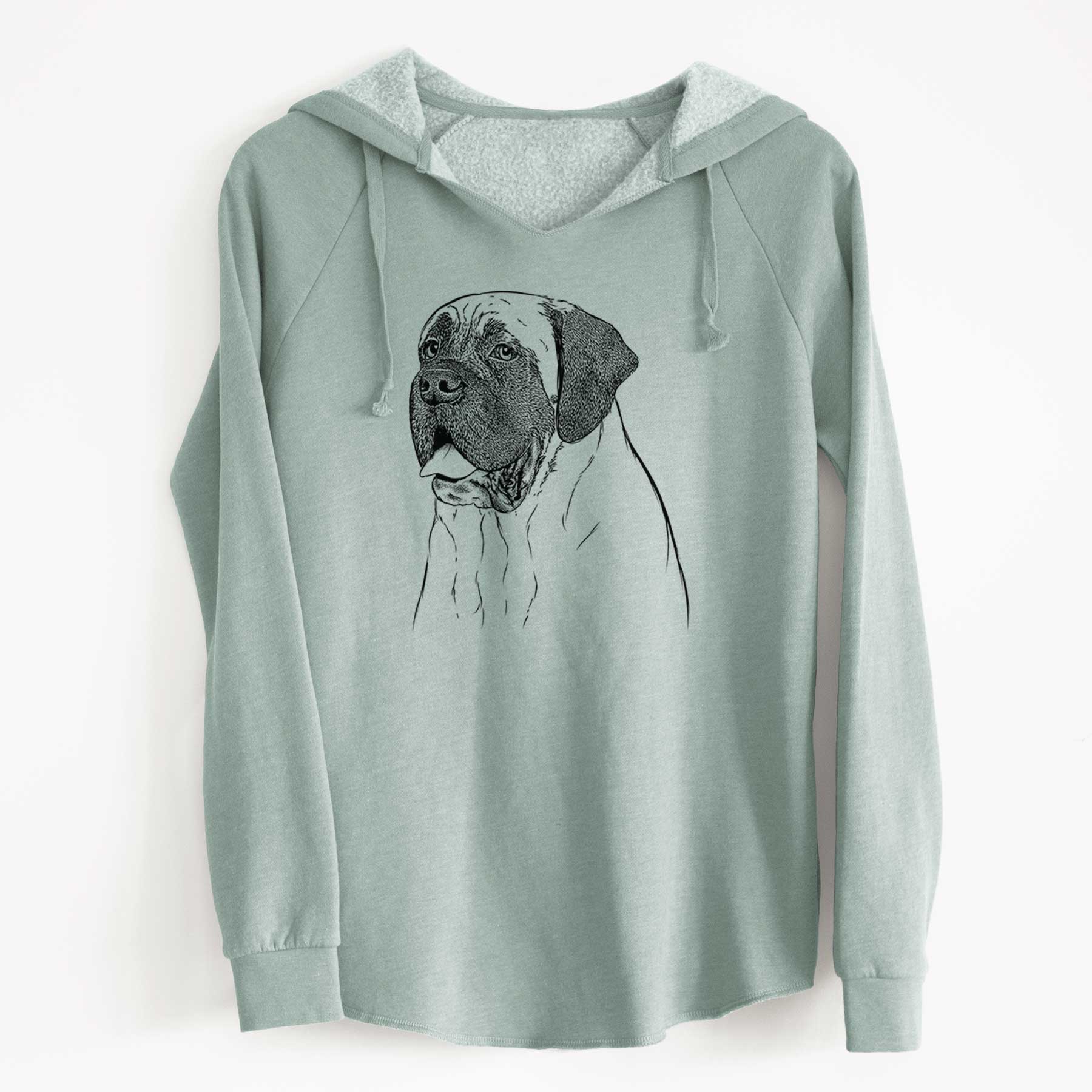 Bare Sterling the English Mastiff - Cali Wave Hooded Sweatshirt