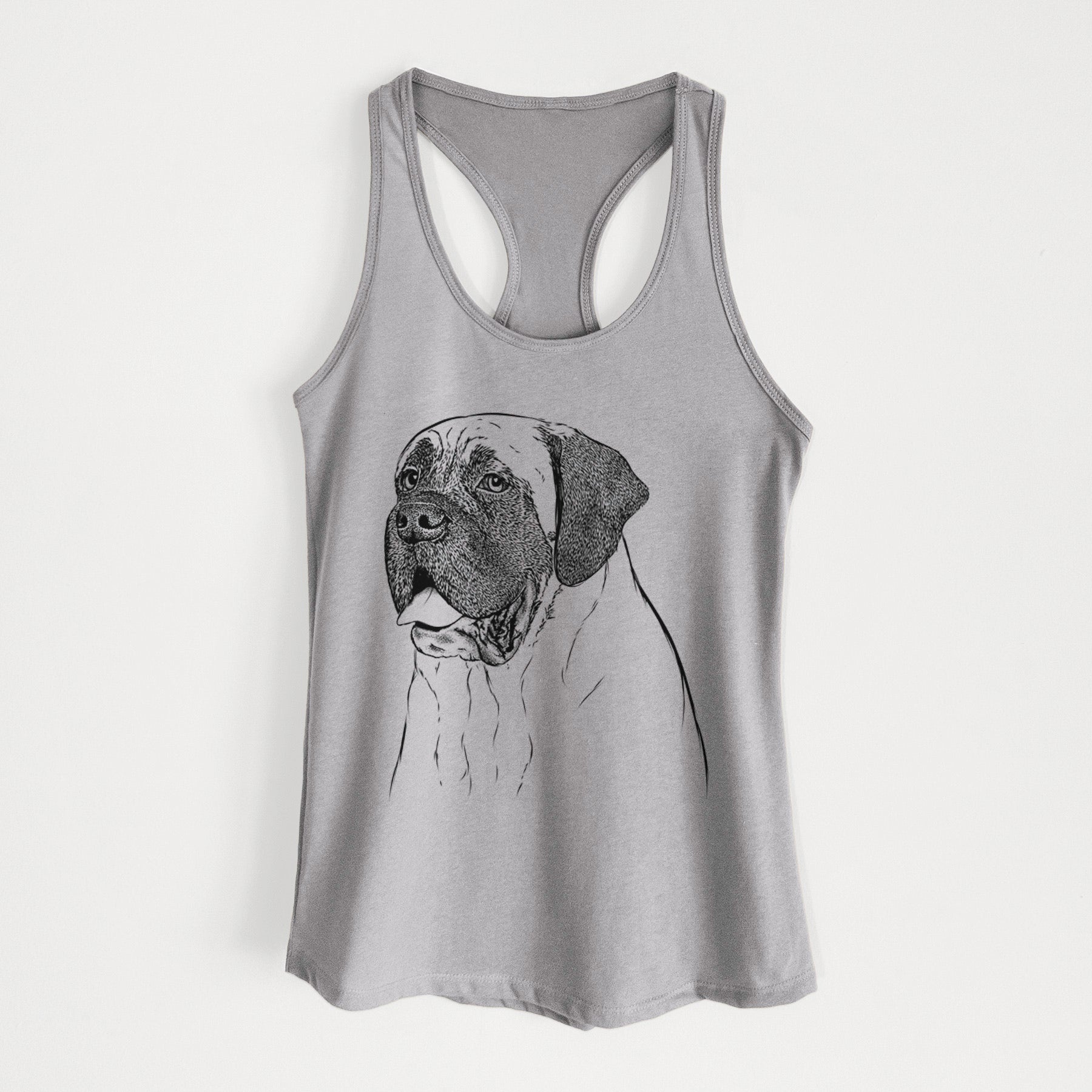 Sterling the English Mastiff - Women's Racerback Tanktop