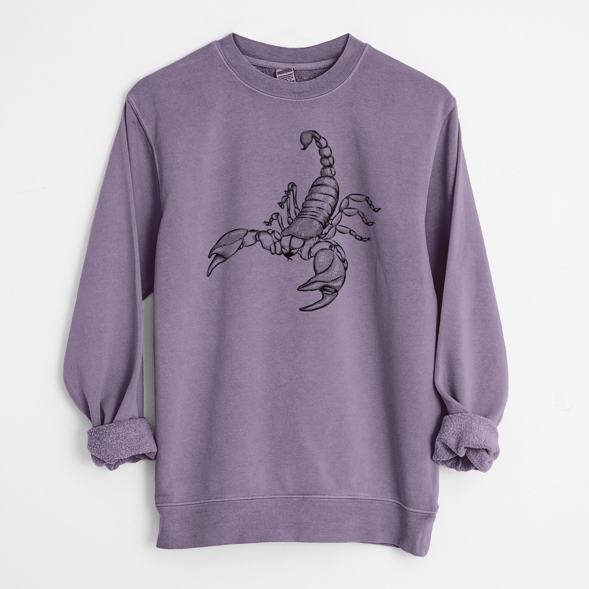 Bare Sting the Scorpion - Unisex Pigment Dyed Crew Sweatshirt