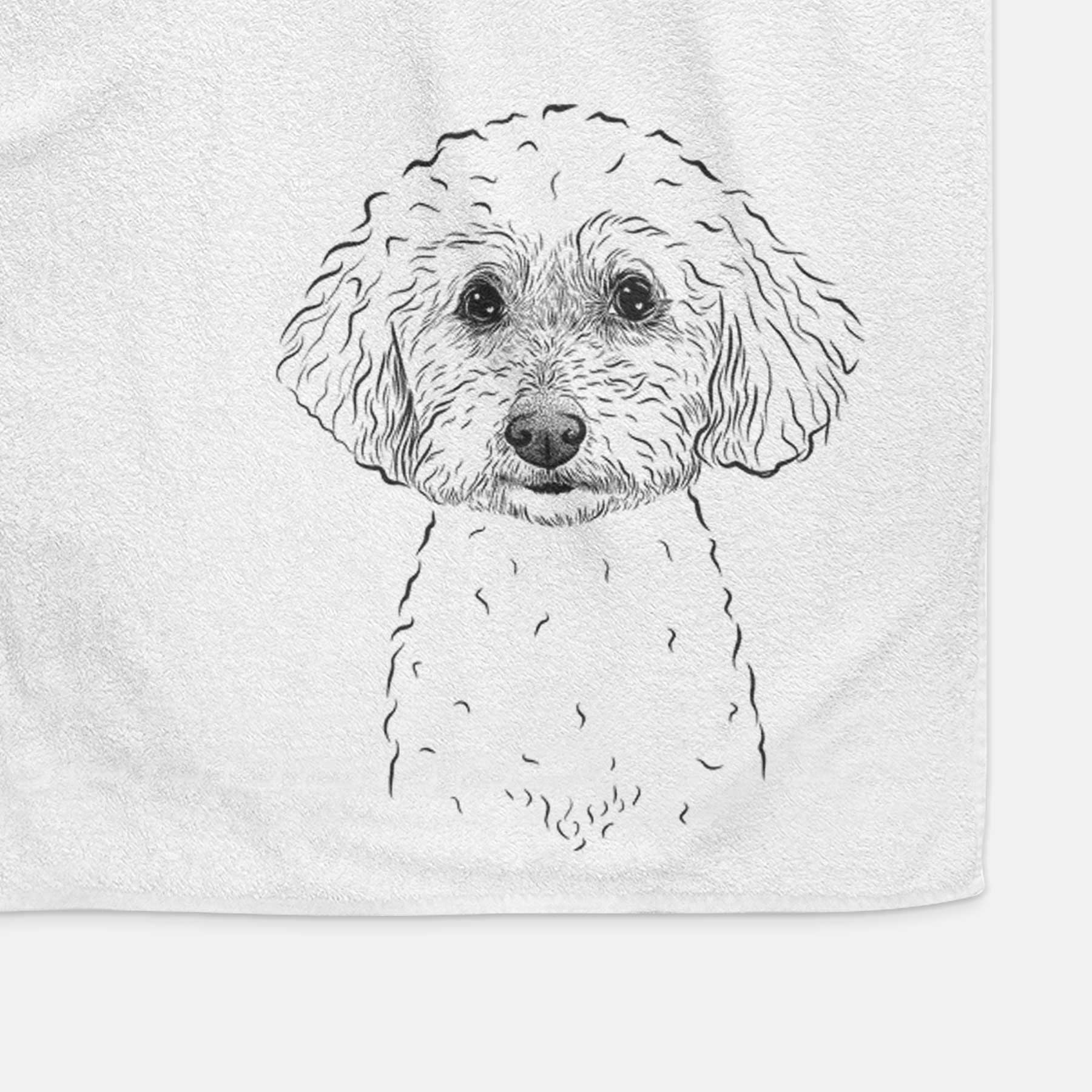 Stitch the Bichonpoo Decorative Hand Towel