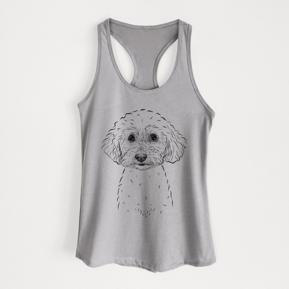 Stitch the Bichonpoo - Women&#39;s Racerback Tanktop