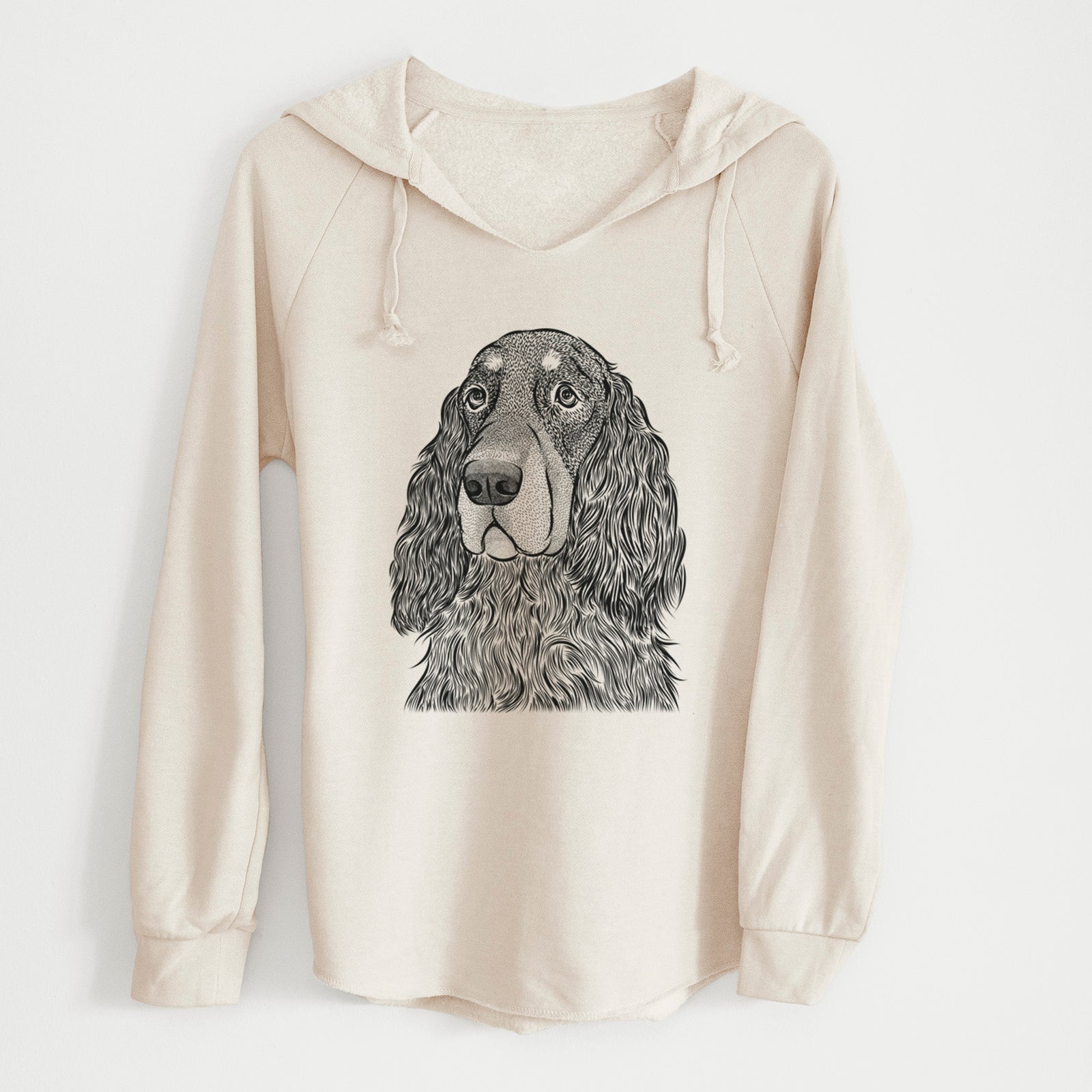 Bare Stormy the Gordon Setter - Cali Wave Hooded Sweatshirt
