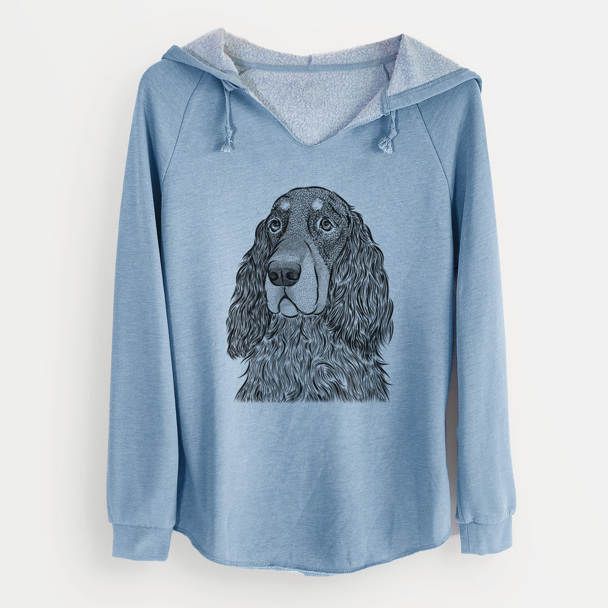 Bare Stormy the Gordon Setter - Cali Wave Hooded Sweatshirt