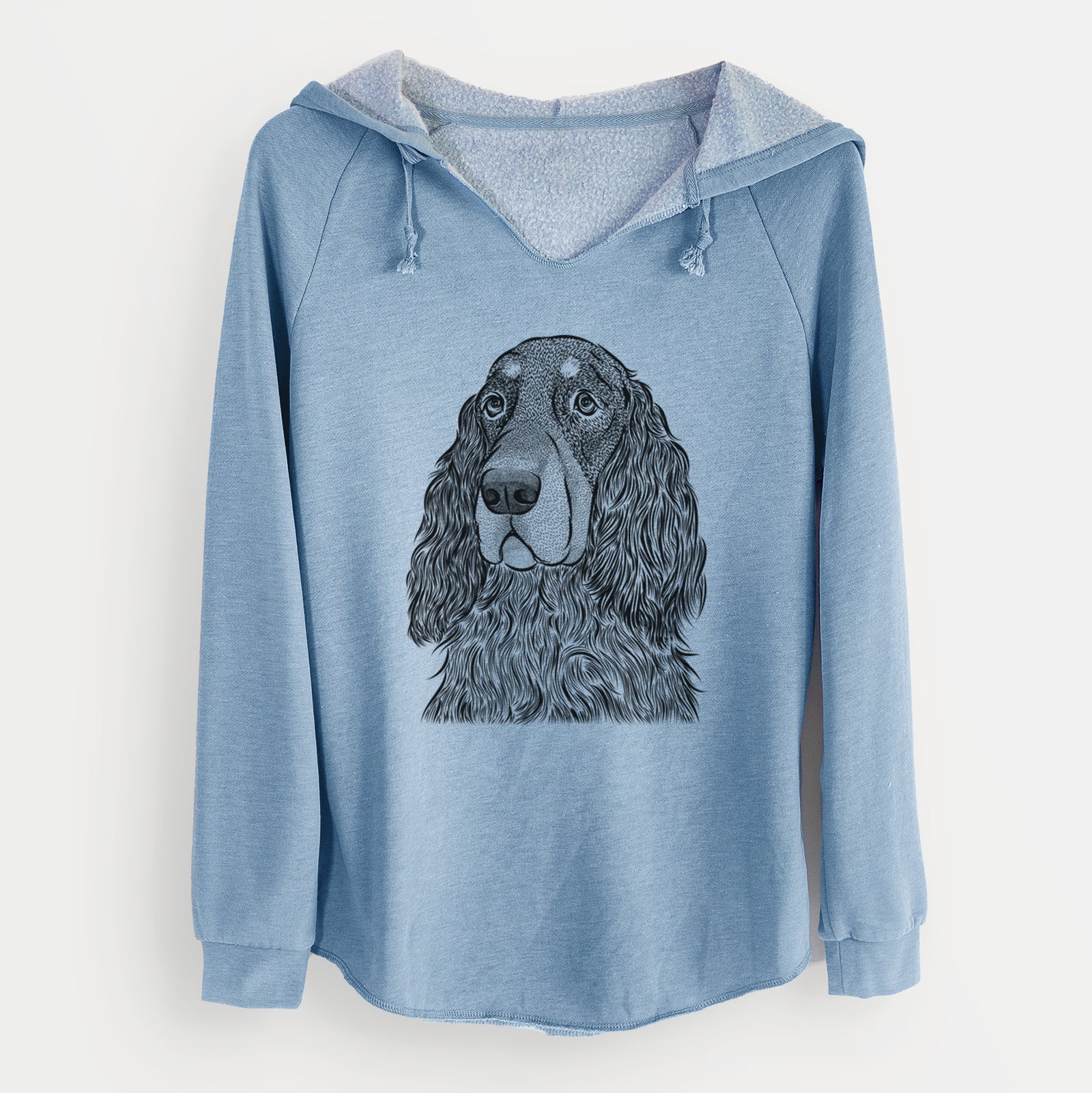 Bare Stormy the Gordon Setter - Cali Wave Hooded Sweatshirt