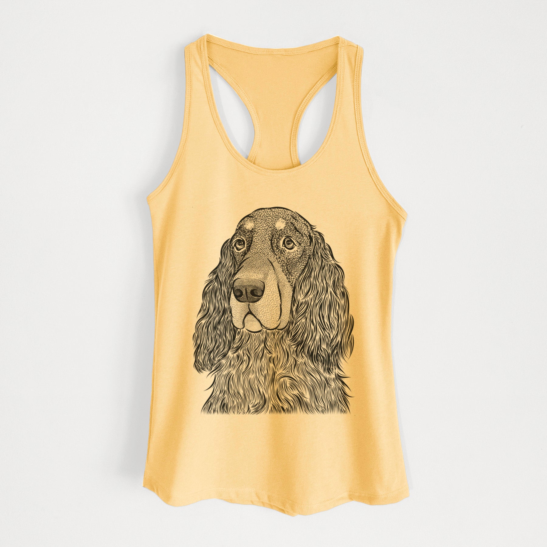 Stormy the Gordon Setter - Women's Racerback Tanktop