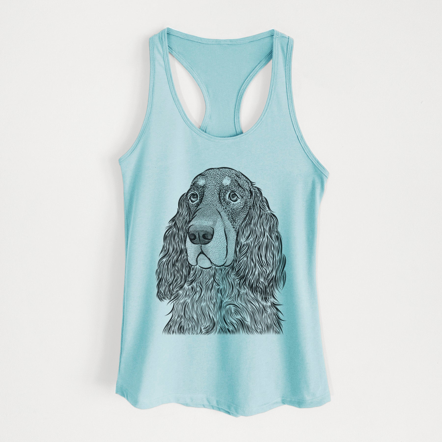 Stormy the Gordon Setter - Women's Racerback Tanktop