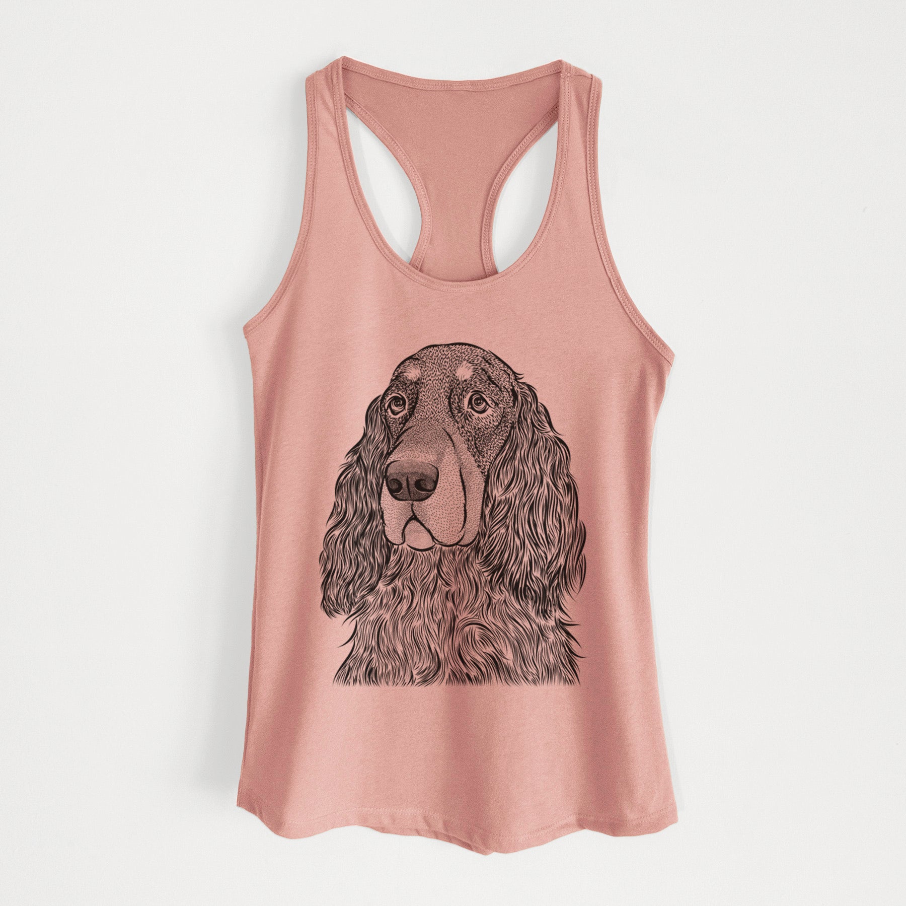 Stormy the Gordon Setter - Women's Racerback Tanktop