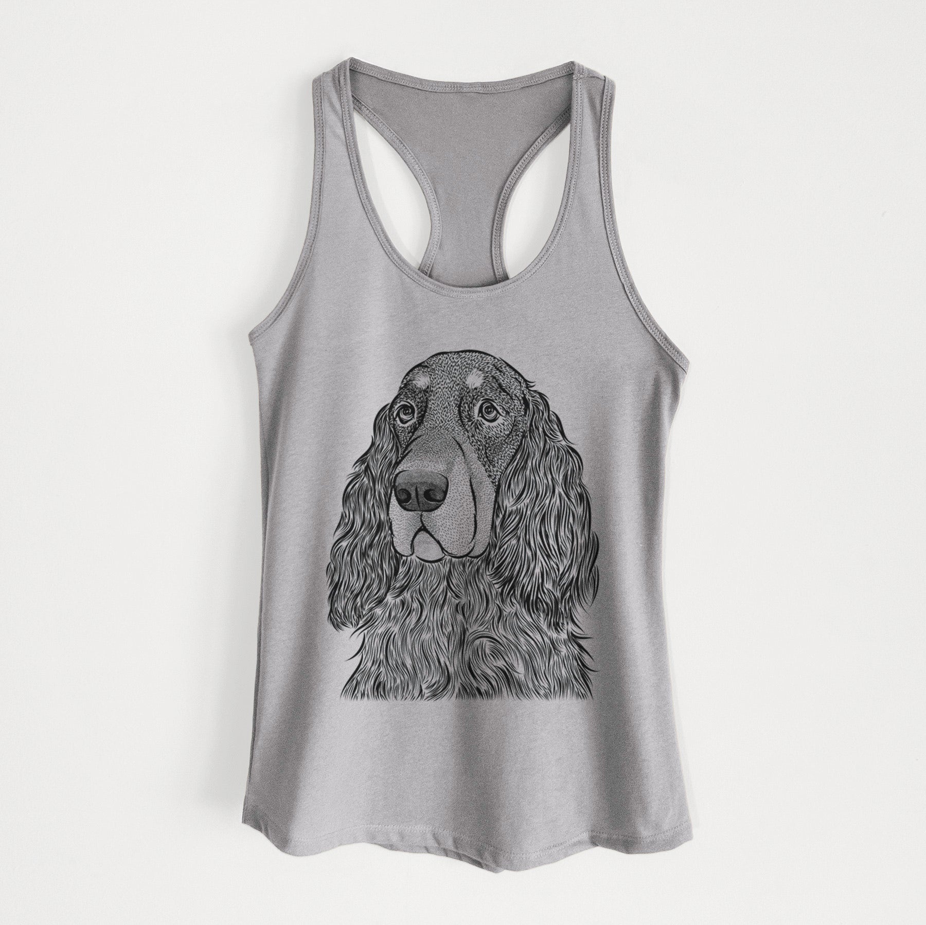 Stormy the Gordon Setter - Women's Racerback Tanktop