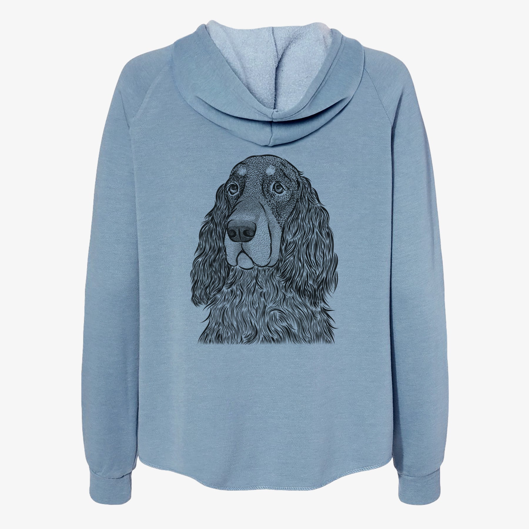 Stormy the Gordon Setter - Women's Cali Wave Zip-Up Sweatshirt