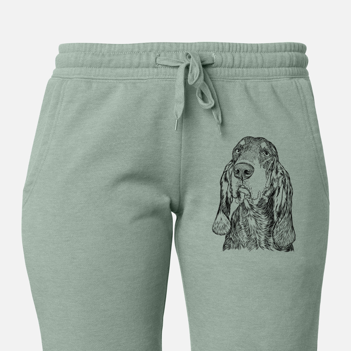 Stu the Black and Tan Coonhound - Women&#39;s Cali Wave Joggers