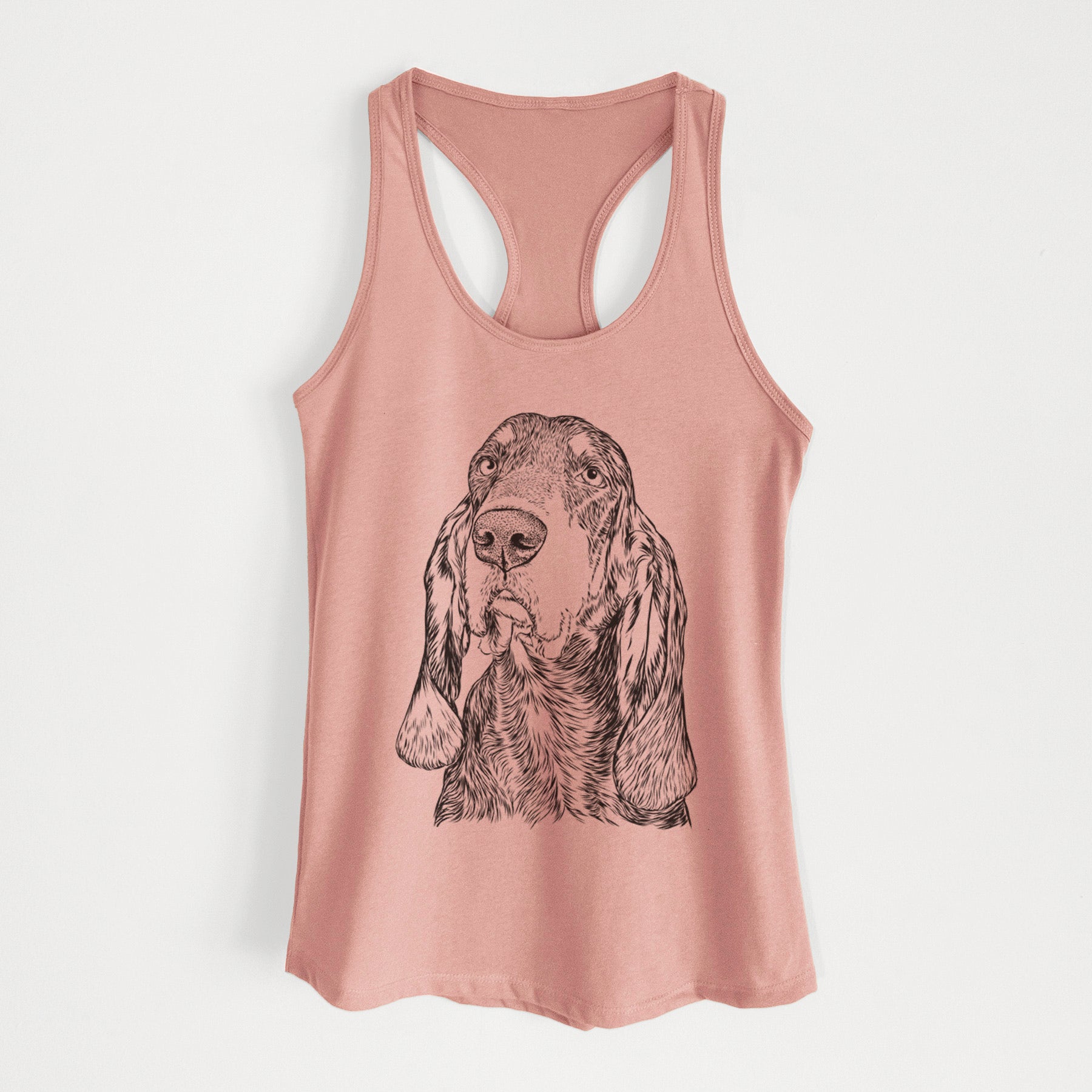 Stu the Black and Tan Coonhound - Women's Racerback Tanktop