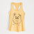 Stuart the Longhaired Chihuahua - Women's Racerback Tanktop