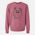 Bare Stuart the Longhaired Chihuahua - Unisex Pigment Dyed Crew Sweatshirt