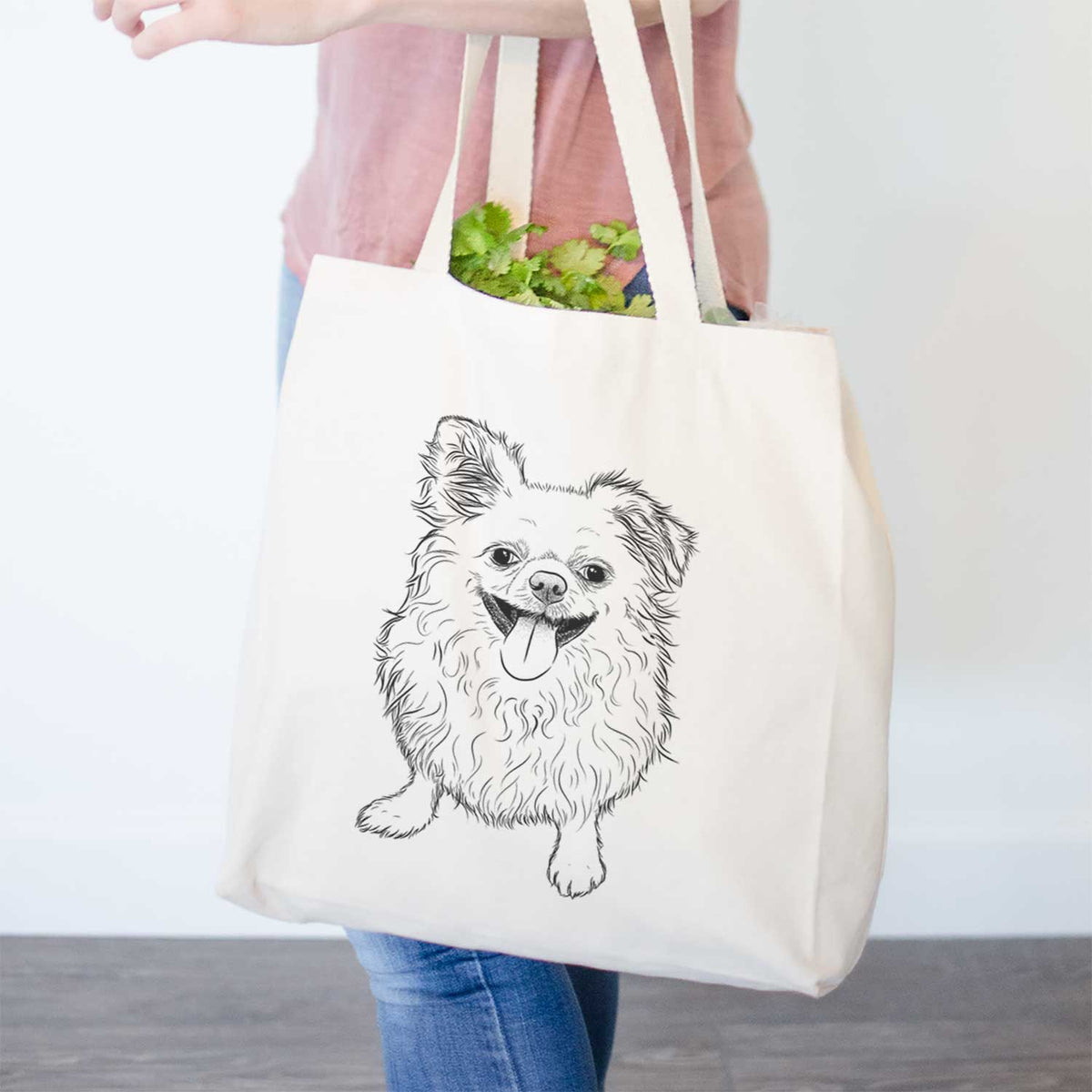 Stuart the Longhaired Chihuahua - Tote Bag