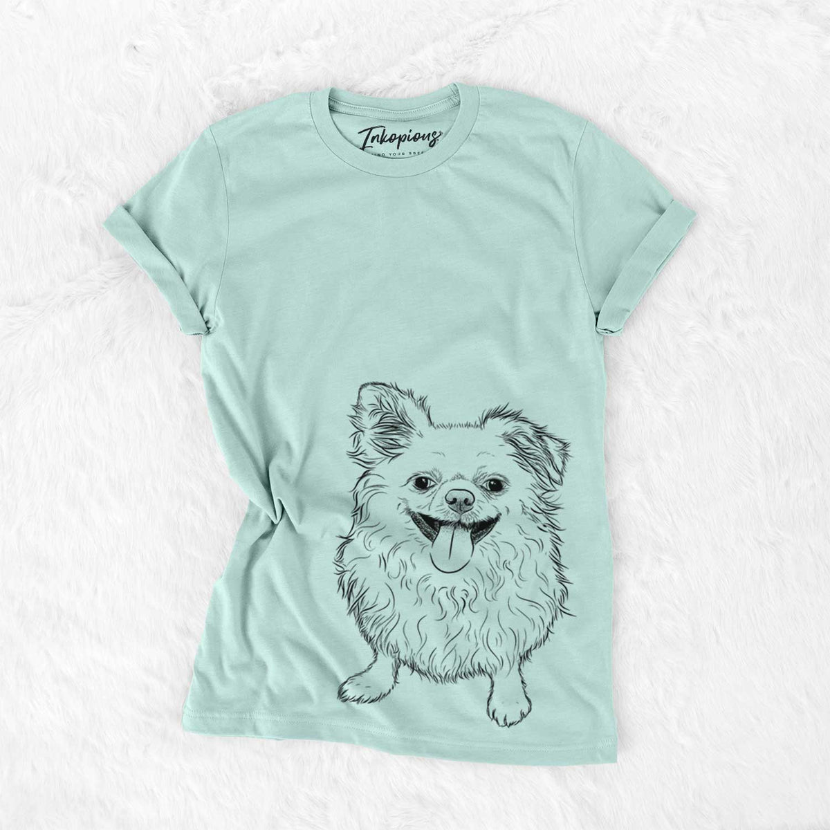 Bare Stuart the Longhaired Chihuahua - Unisex Crewneck
