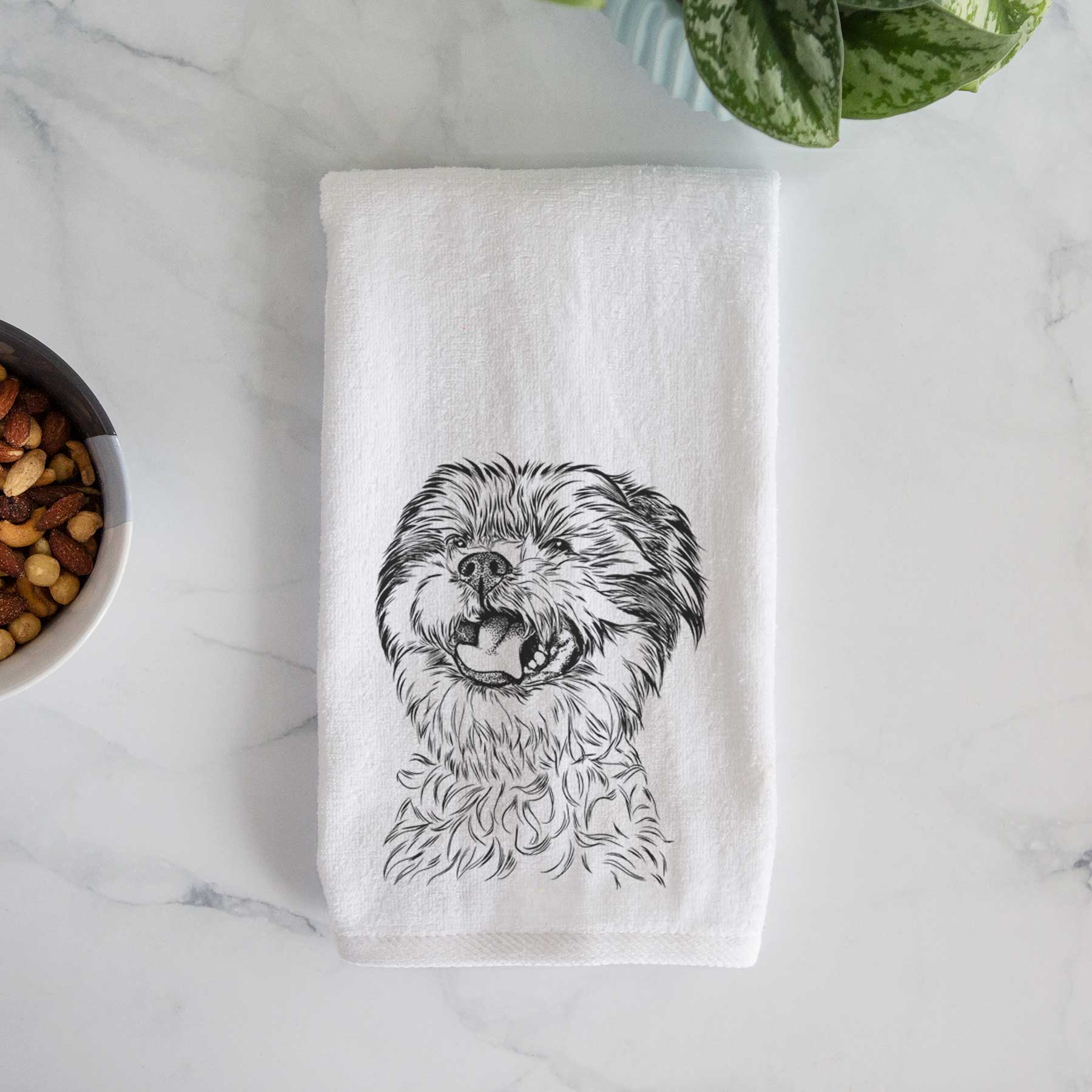 Sugar the Malshi Decorative Hand Towel