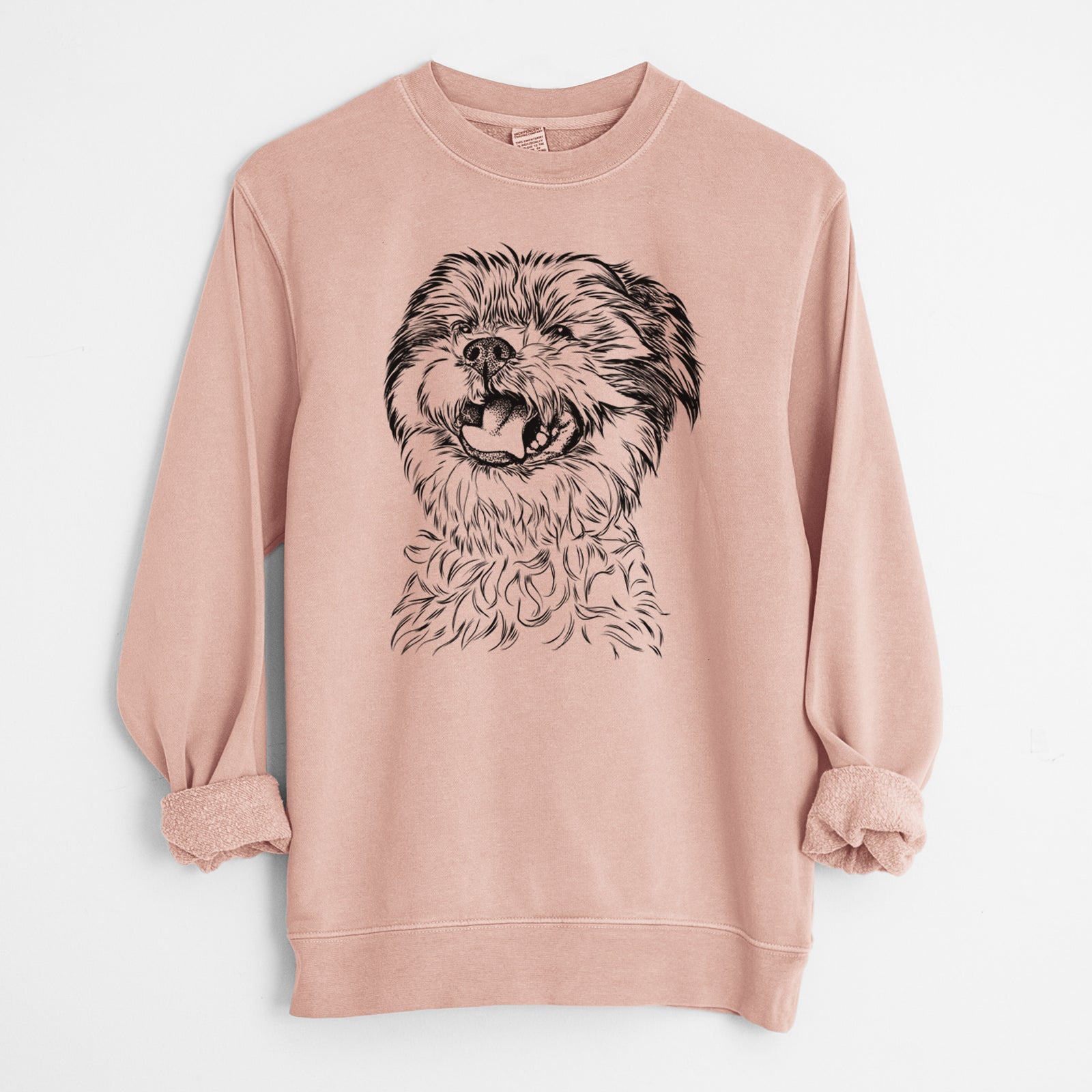 Bare Sugar the Malshi - Unisex Pigment Dyed Crew Sweatshirt