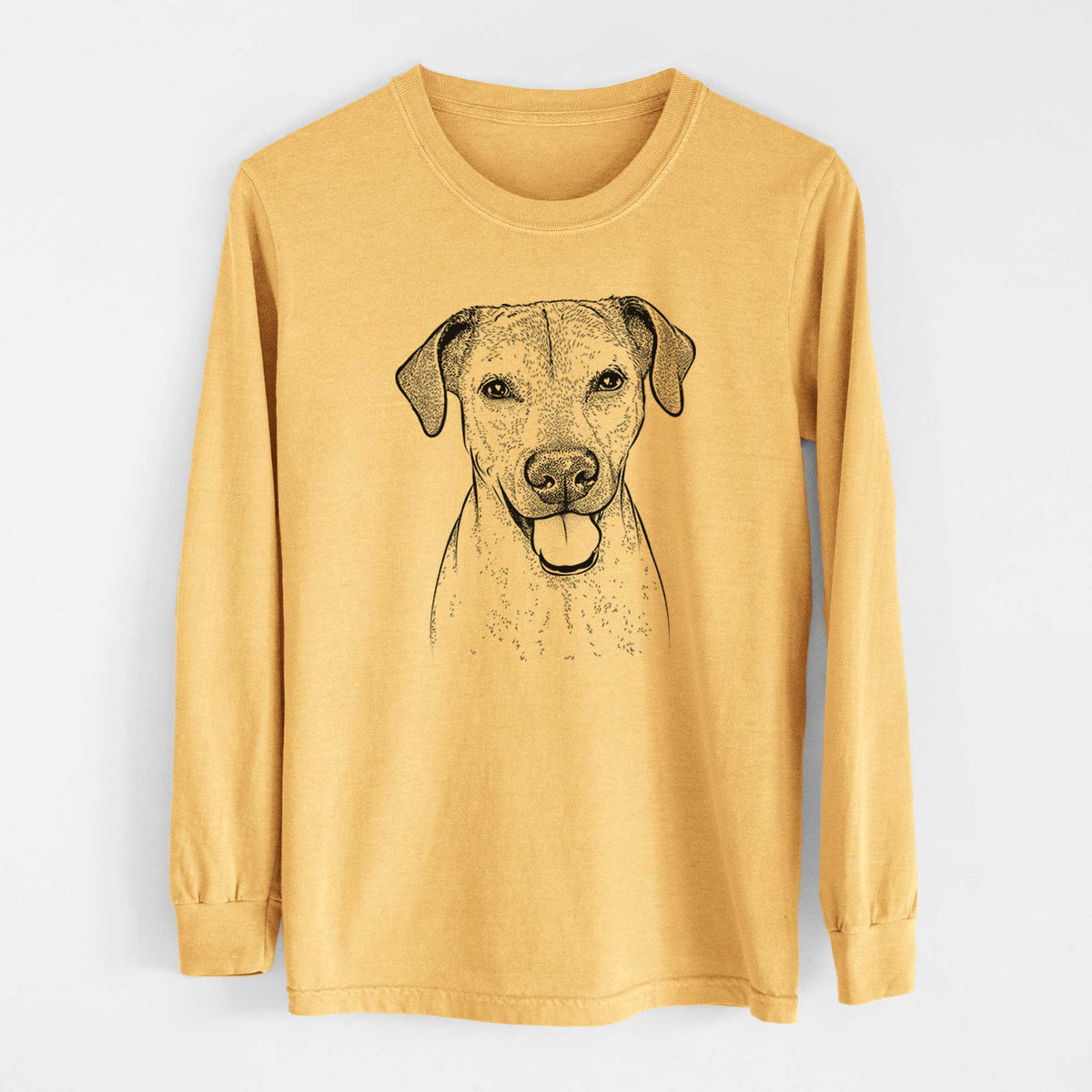 Bare Sugar the American Staffordshire Mix - Heavyweight 100% Cotton Long Sleeve