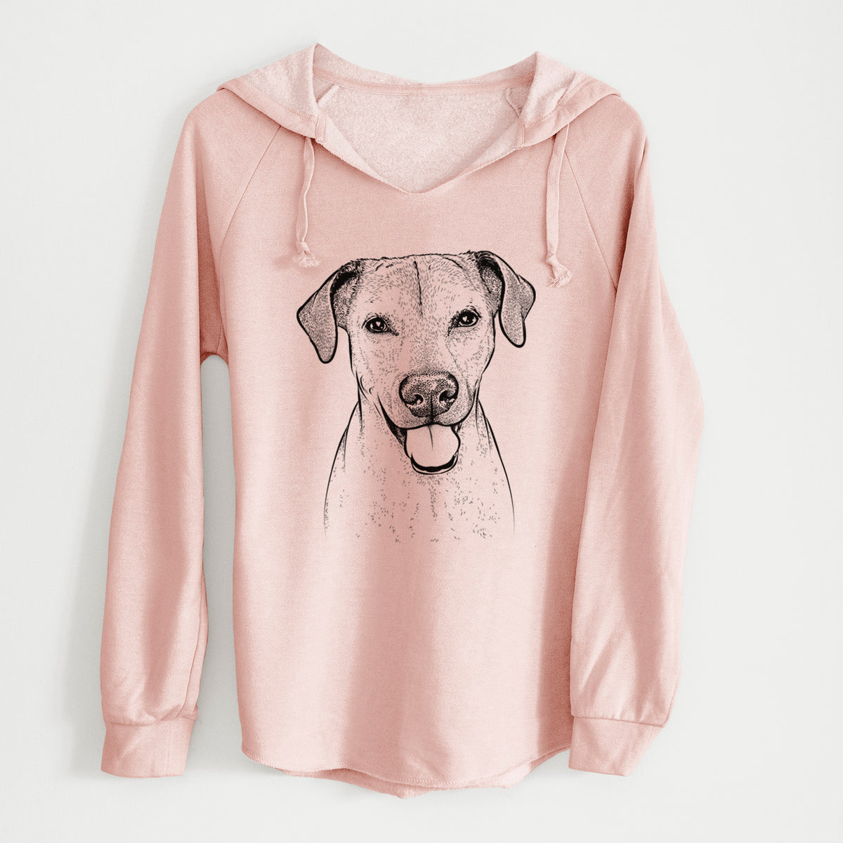 Bare Sugar the American Staffordshire Mix - Cali Wave Hooded Sweatshirt