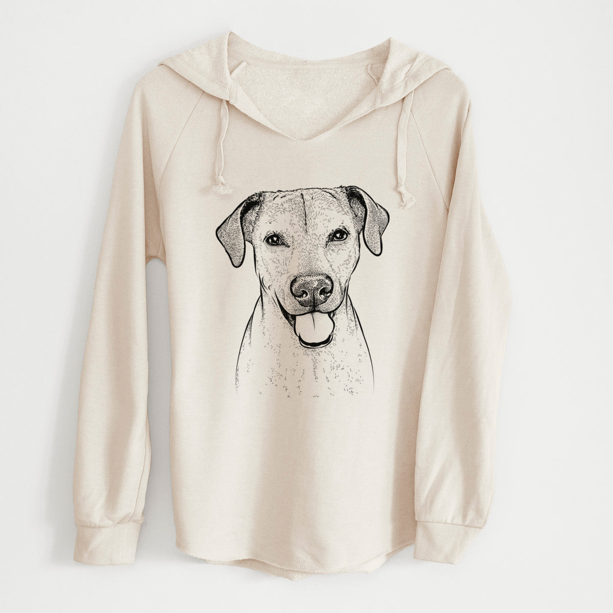 Bare Sugar the American Staffordshire Mix - Cali Wave Hooded Sweatshirt